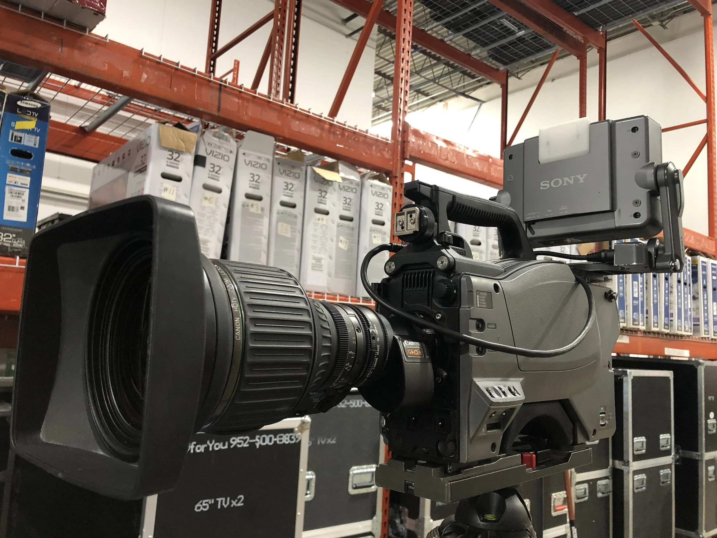 New Rental Equipment at AV for You:  Sony HXC-100 Camera and Lens