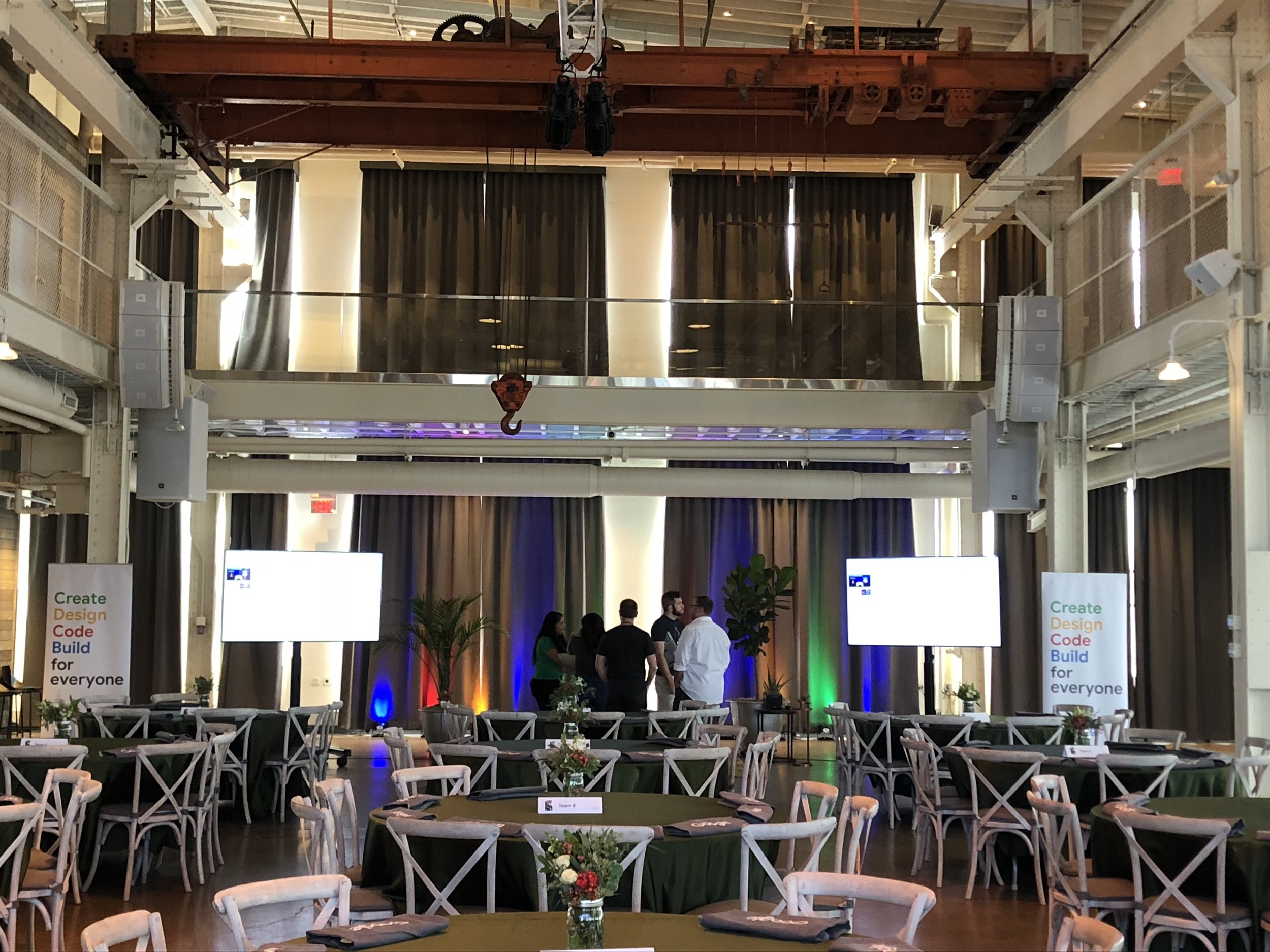 AV Rental for Google Event at the Machine Shop in Minneapolis