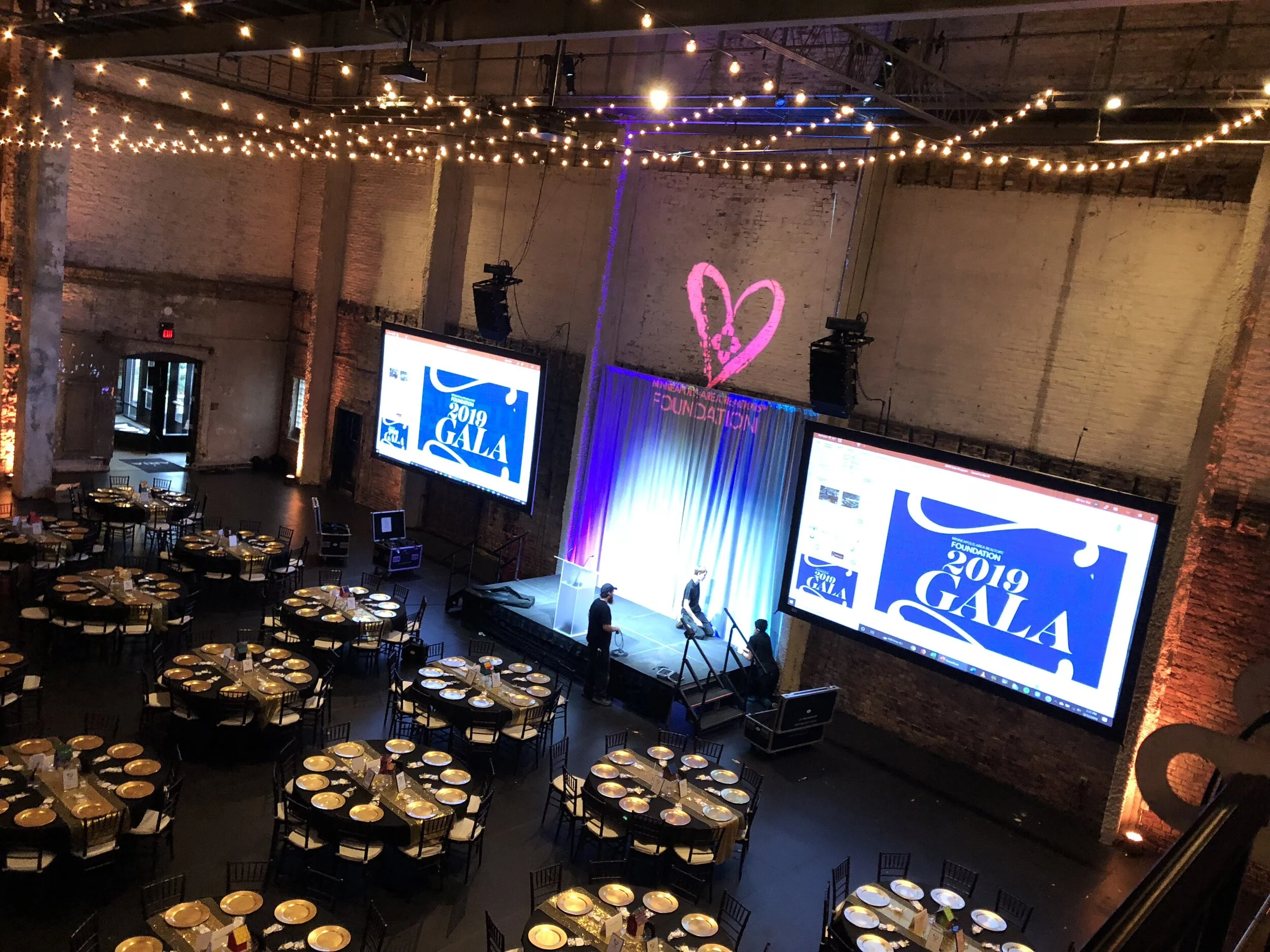 Picture of AV For You Audio Visual Rental Equipment at an Annual Gala in Aria