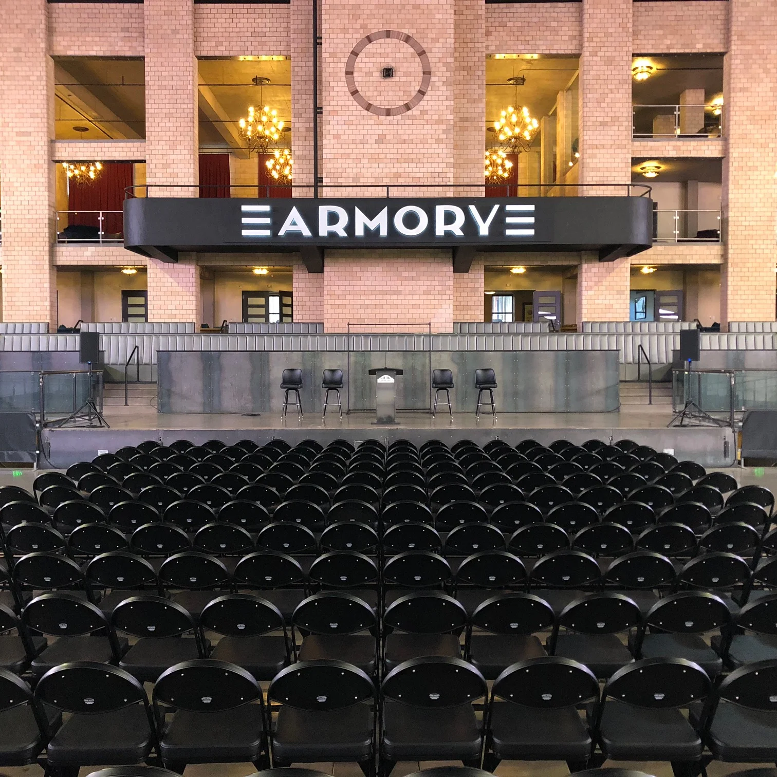 Audio Rental for a Weigh-In &amp; Press Conference at the Armory