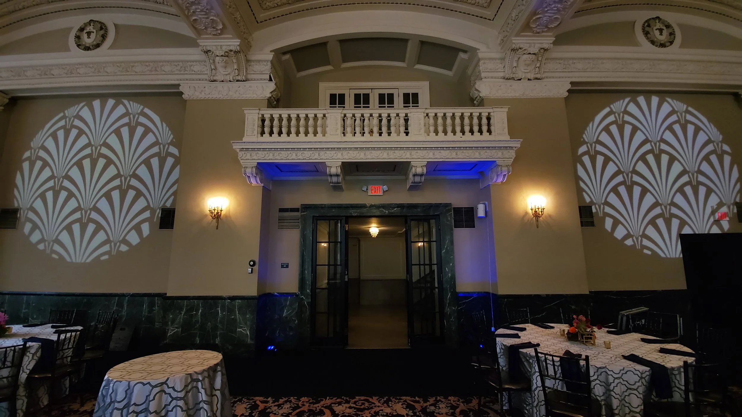 Lighting Rental for Wedding at the University Club in St Paul