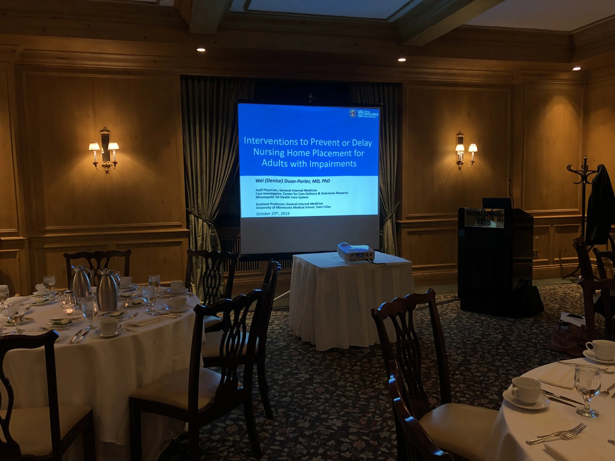Projector Rental at the Minneapolis Club