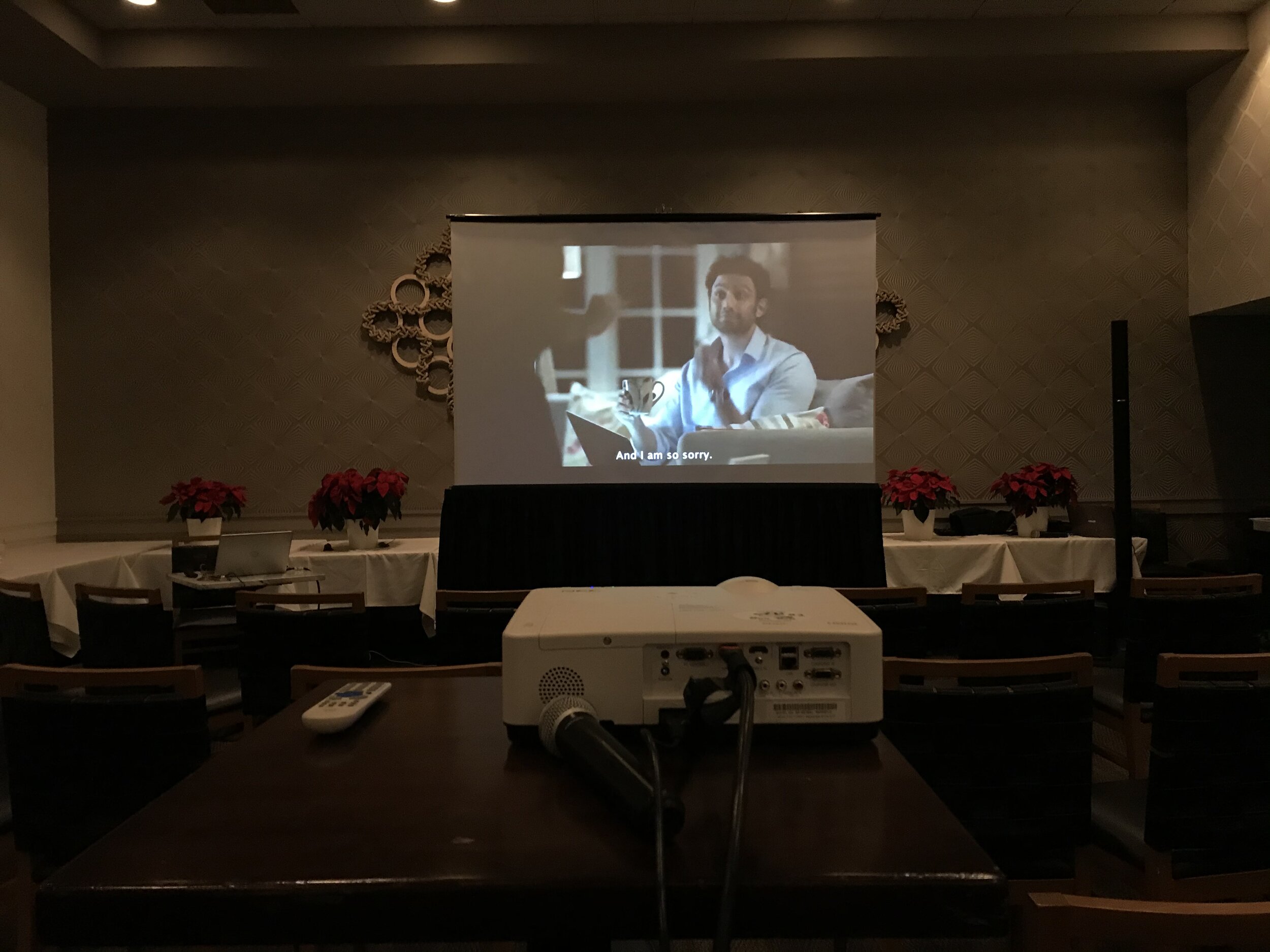 Projector and Screen Rental for Private Event at Fogo De Chao Minneapolis