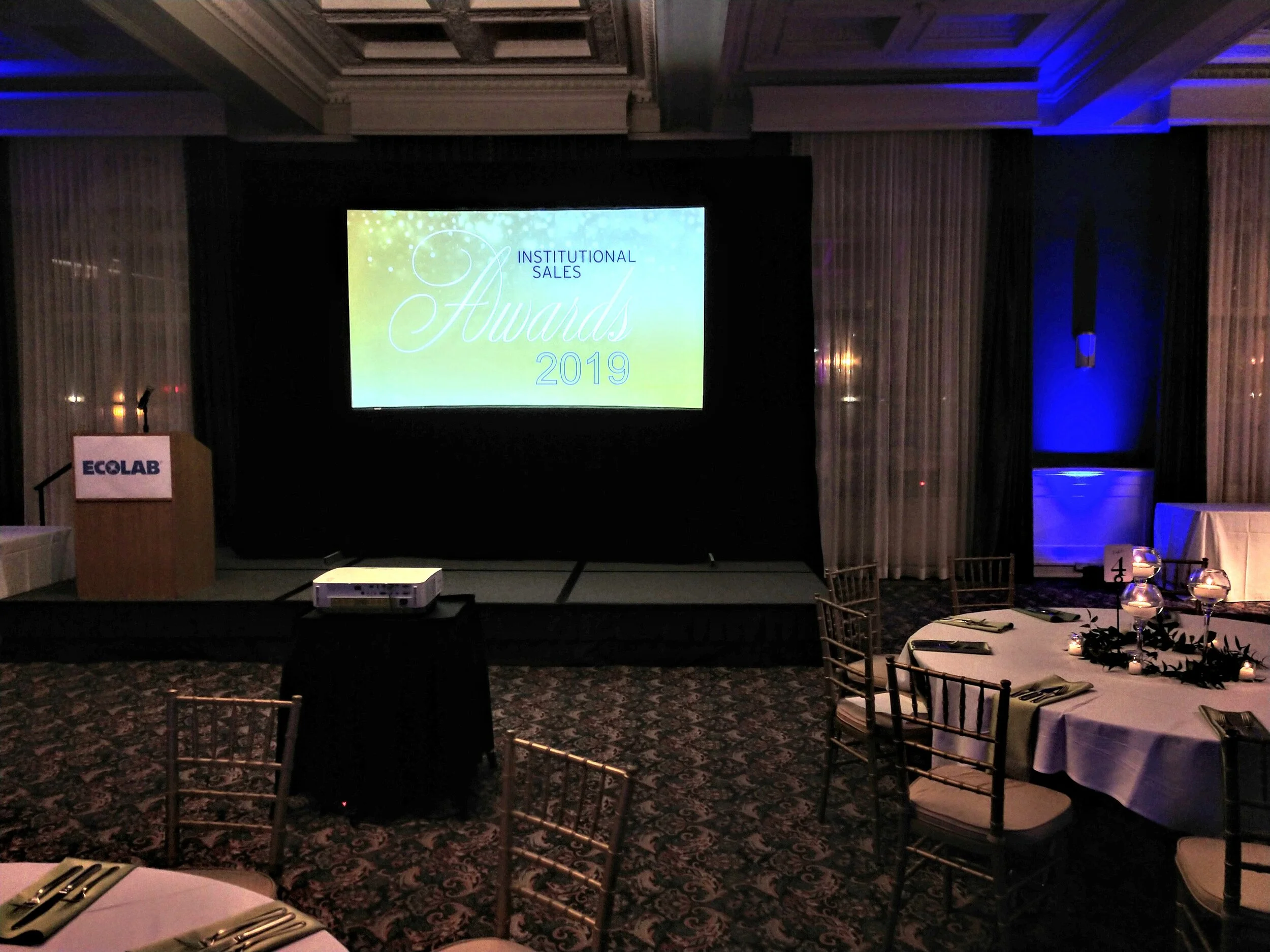 AV Rental for Awards Event at 317 on Rice Park in St. Paul