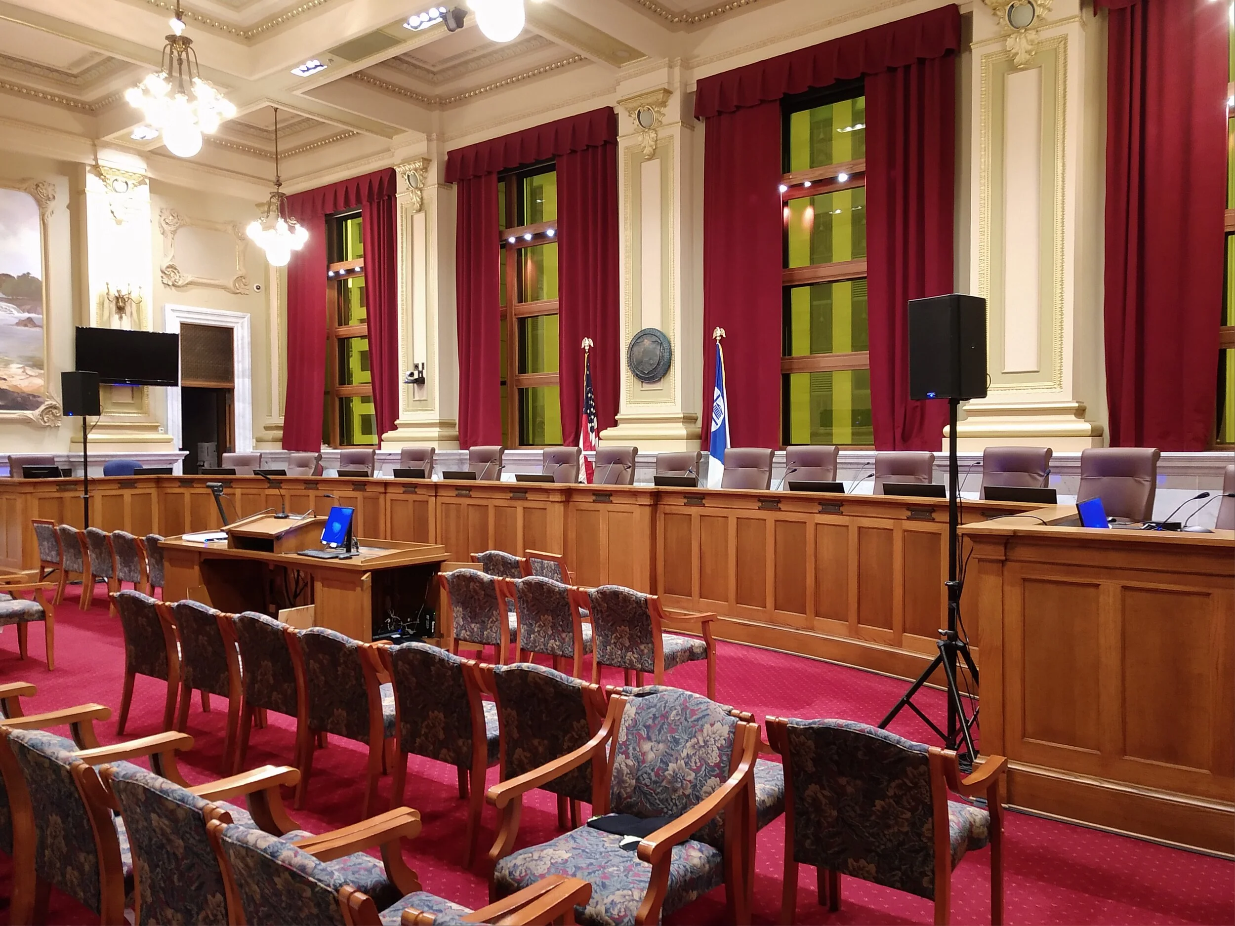 Push To Talk Microphones Rental at City Hall