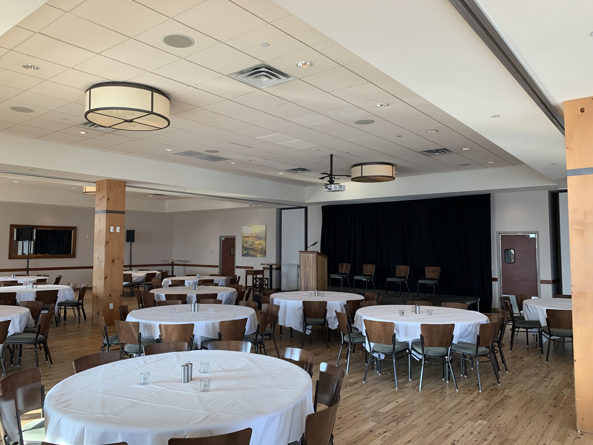 Sound and Stage Rental at Pinstripes in Edina for Wells Fargo Event