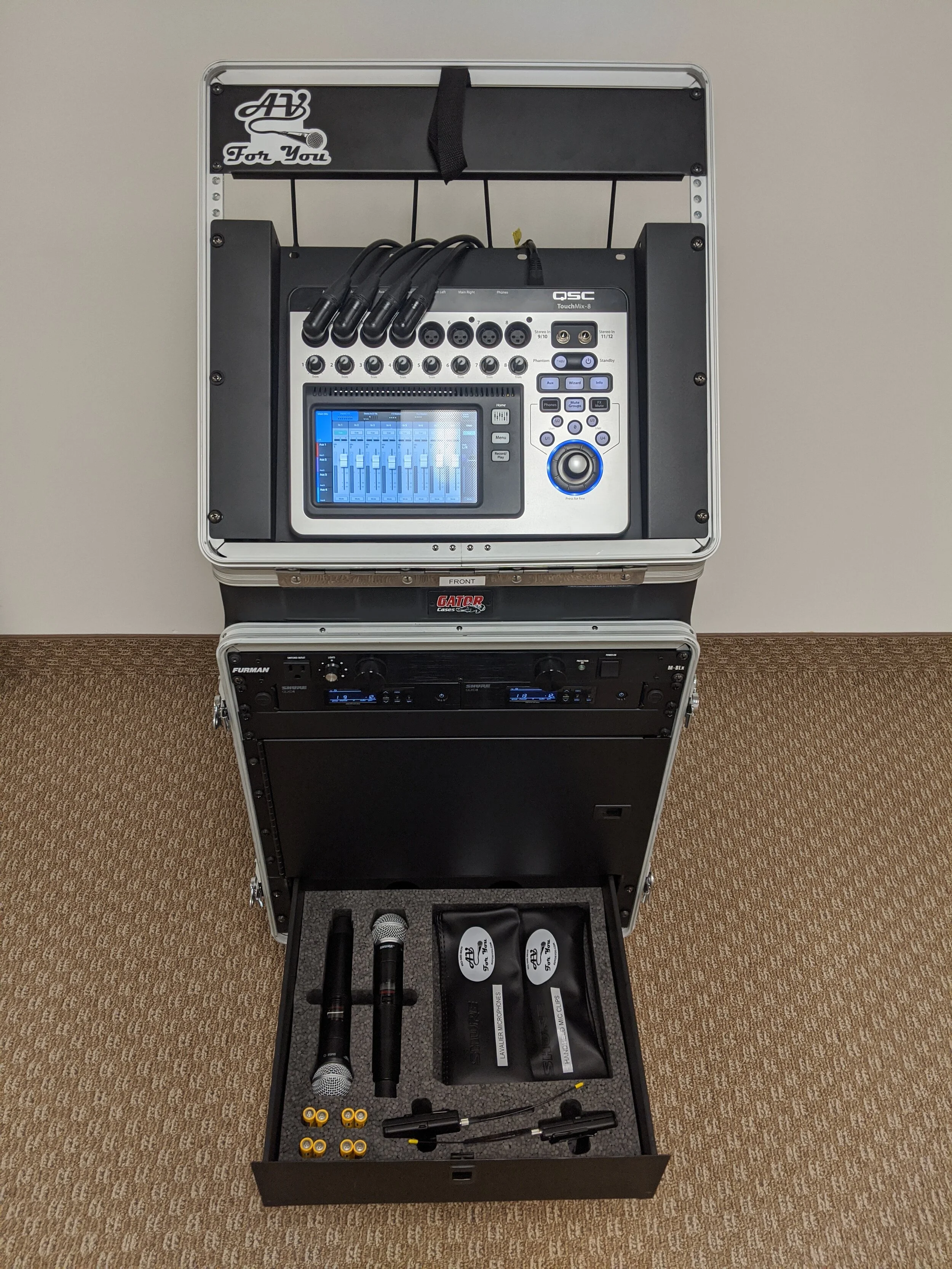 New Rental Equipment at AV for You:  Console Audio Rack