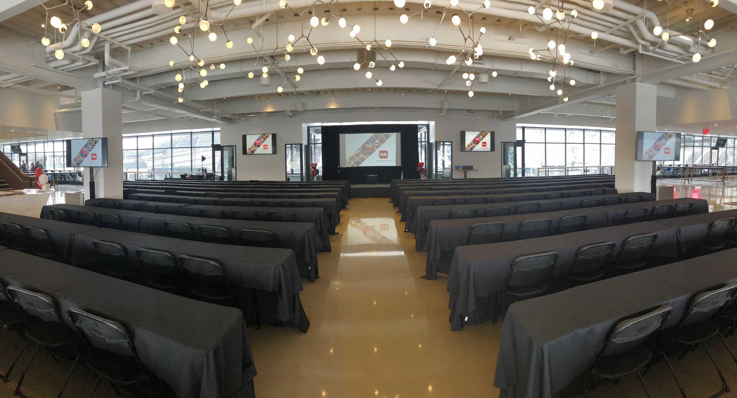 Presentation and Town Hall in the Stadium Club at Allianz Field