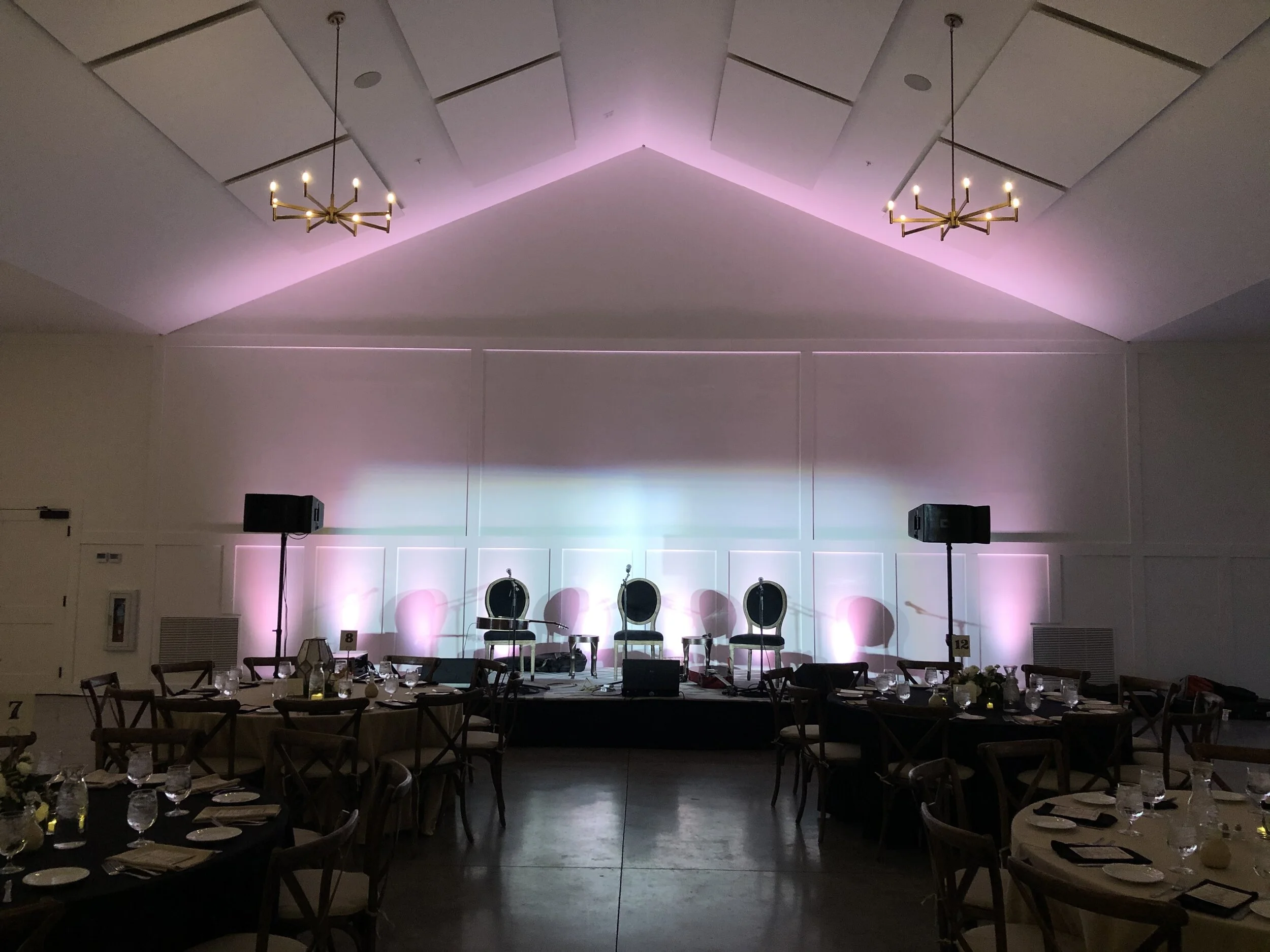 Audio, Lighting and Stage Rental for Live Performance at the Hutton House