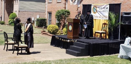 Driveway Graduation Ceremony