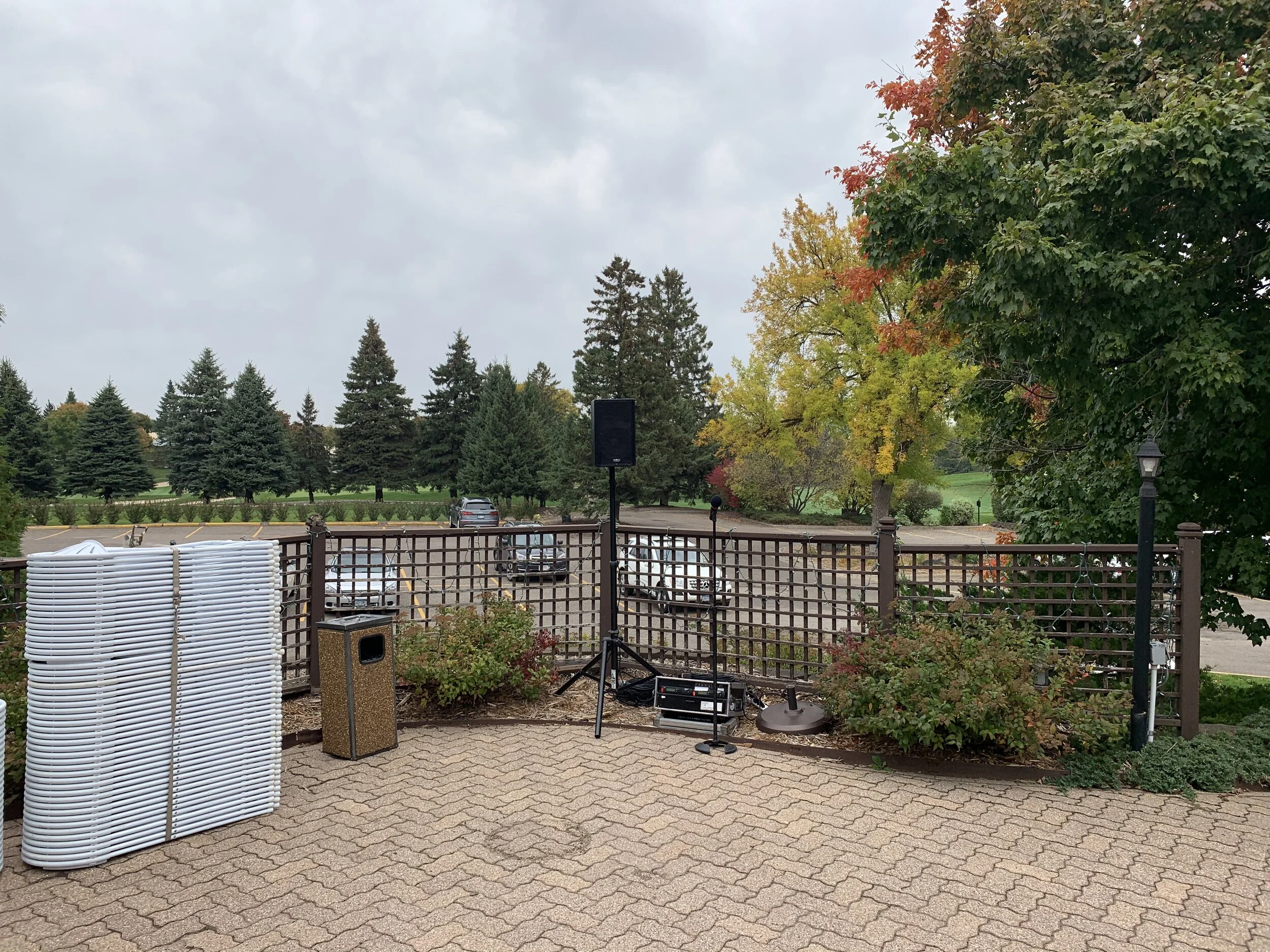 PA Rental for Outdoor Wedding Ceremony at Southview Country Club