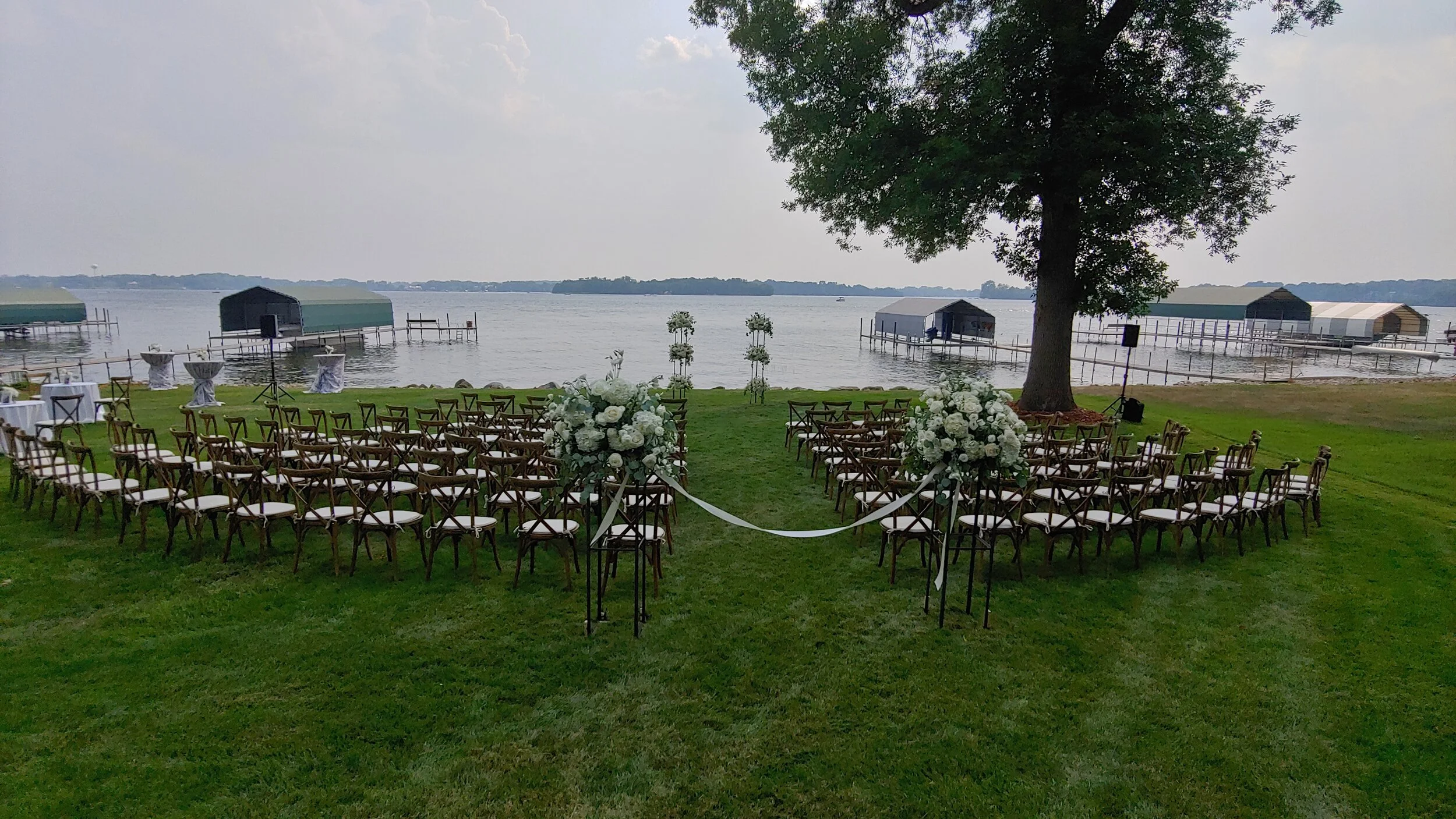 Sound System Rental for Outdoor Wedding