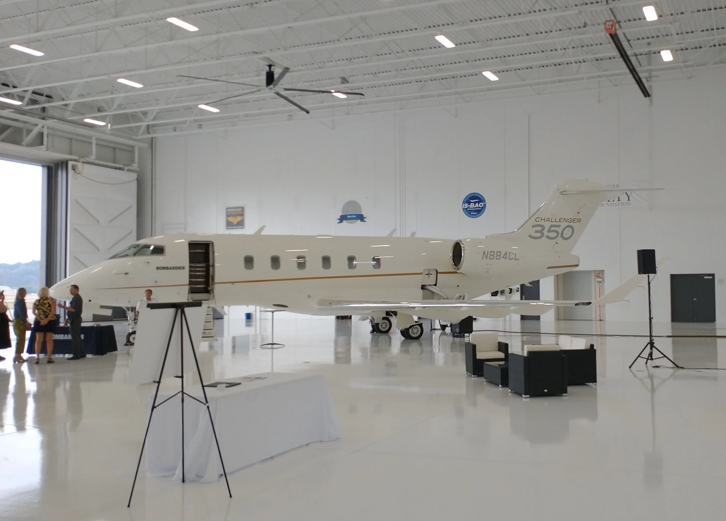 Audio Rental at Best Jets Hangar in St Paul
