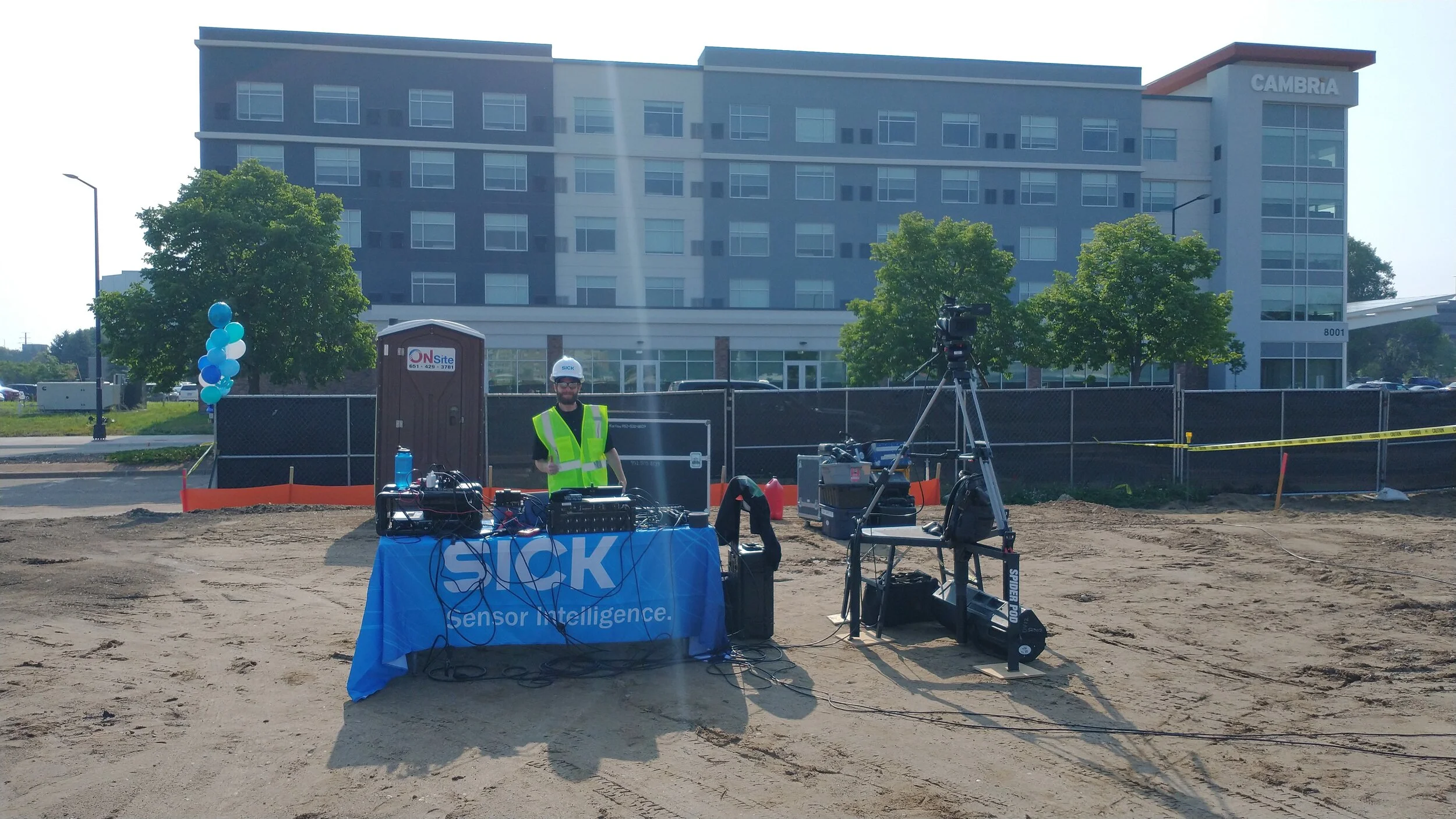 Audio Visual Rental for Ground Breaking Ceremony