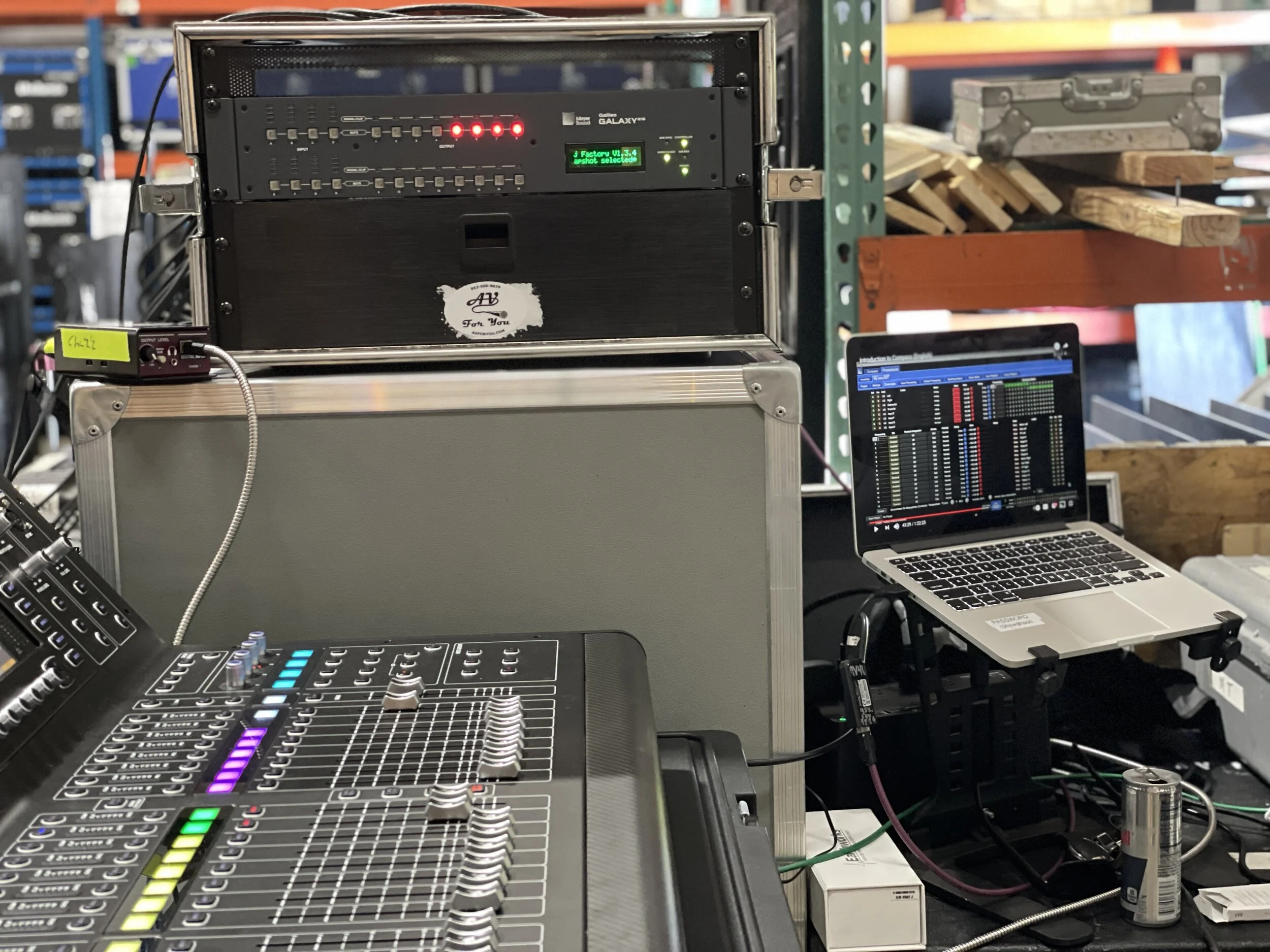 New Rental Equipment at AV For You:  Meyer Sound Galileo Galaxy 816 Audio Signal Processor