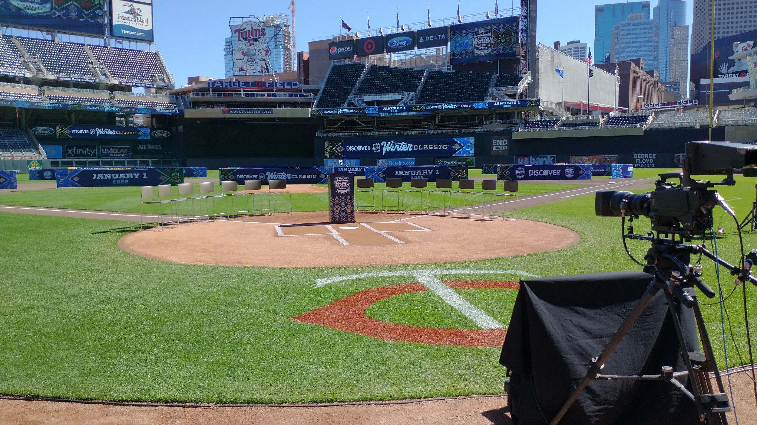 Teleprompter Rental For NHL Winter Classic Event at Target Field