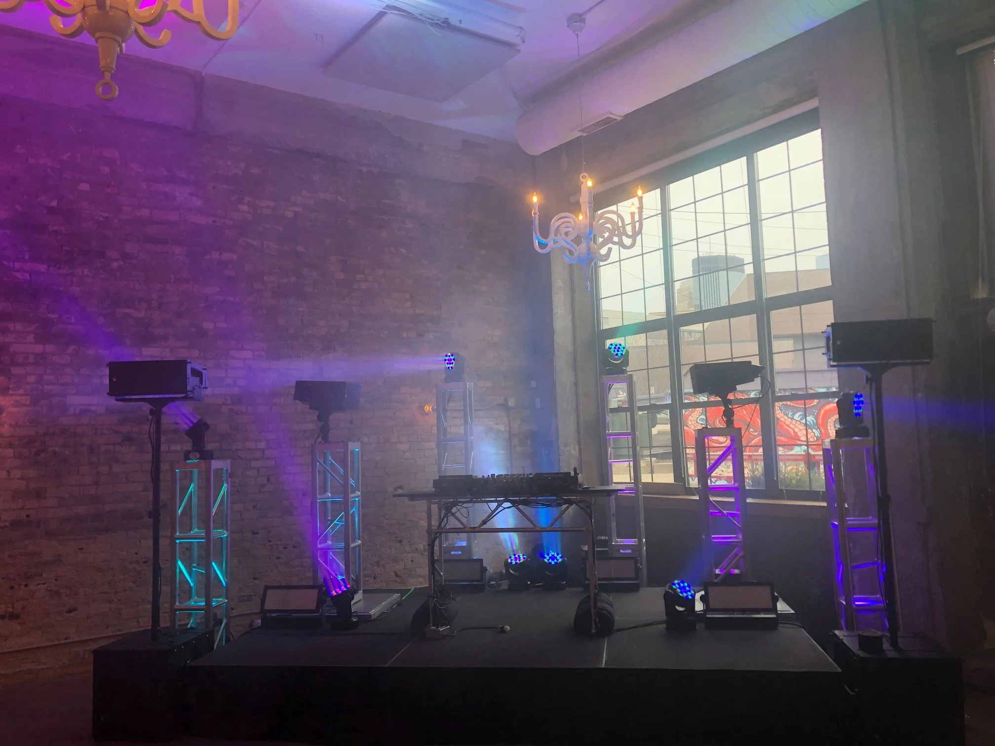 Professional Sound and Lighting Rental Equipment for Wedding DJ in Minneapolis