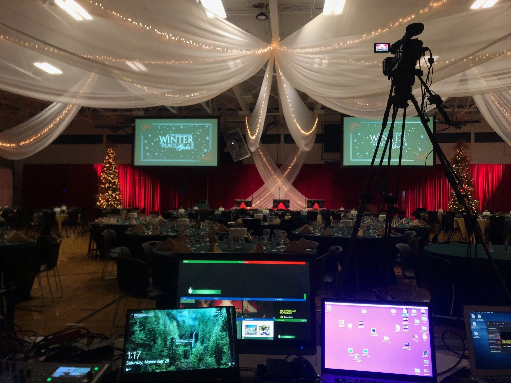 Audio Visual Rental Equipment and Tech Services for Totino Grace Hybrid Gala