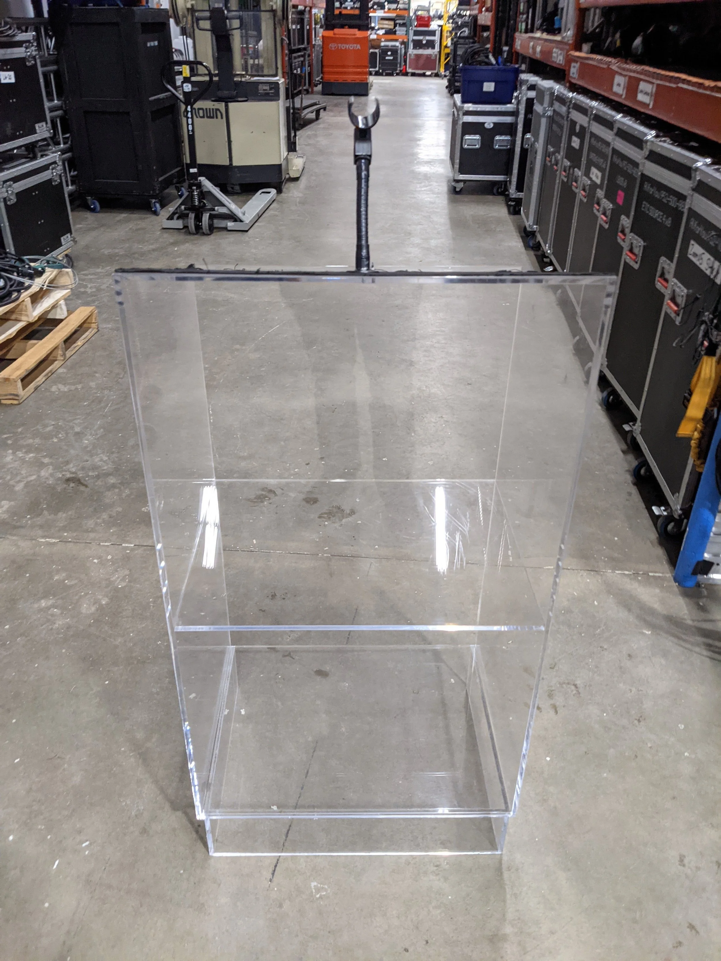 $200 Clear Plexiglass Podium 24"