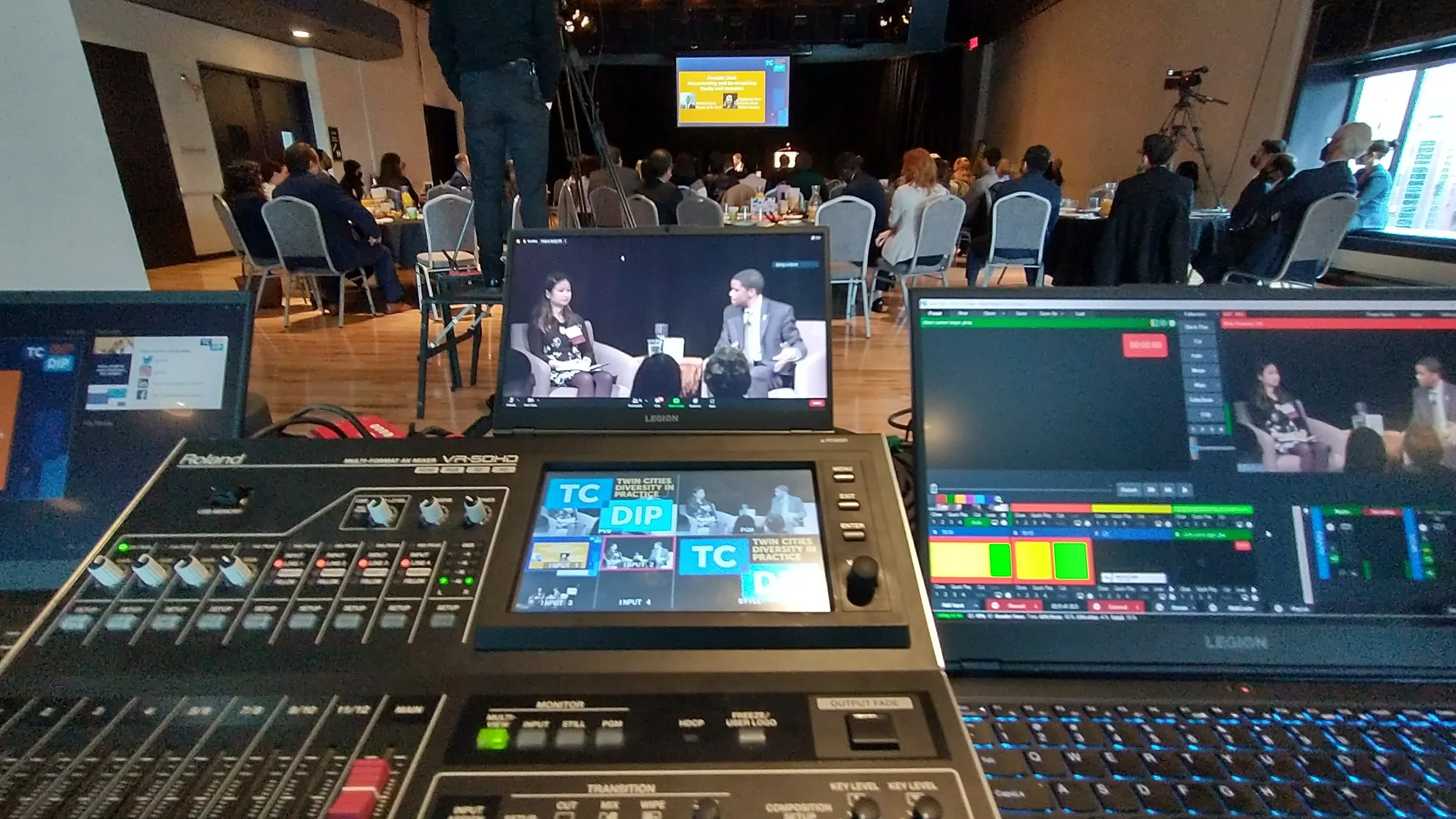 AV Support for Hybrid Meeting in Minneapolis