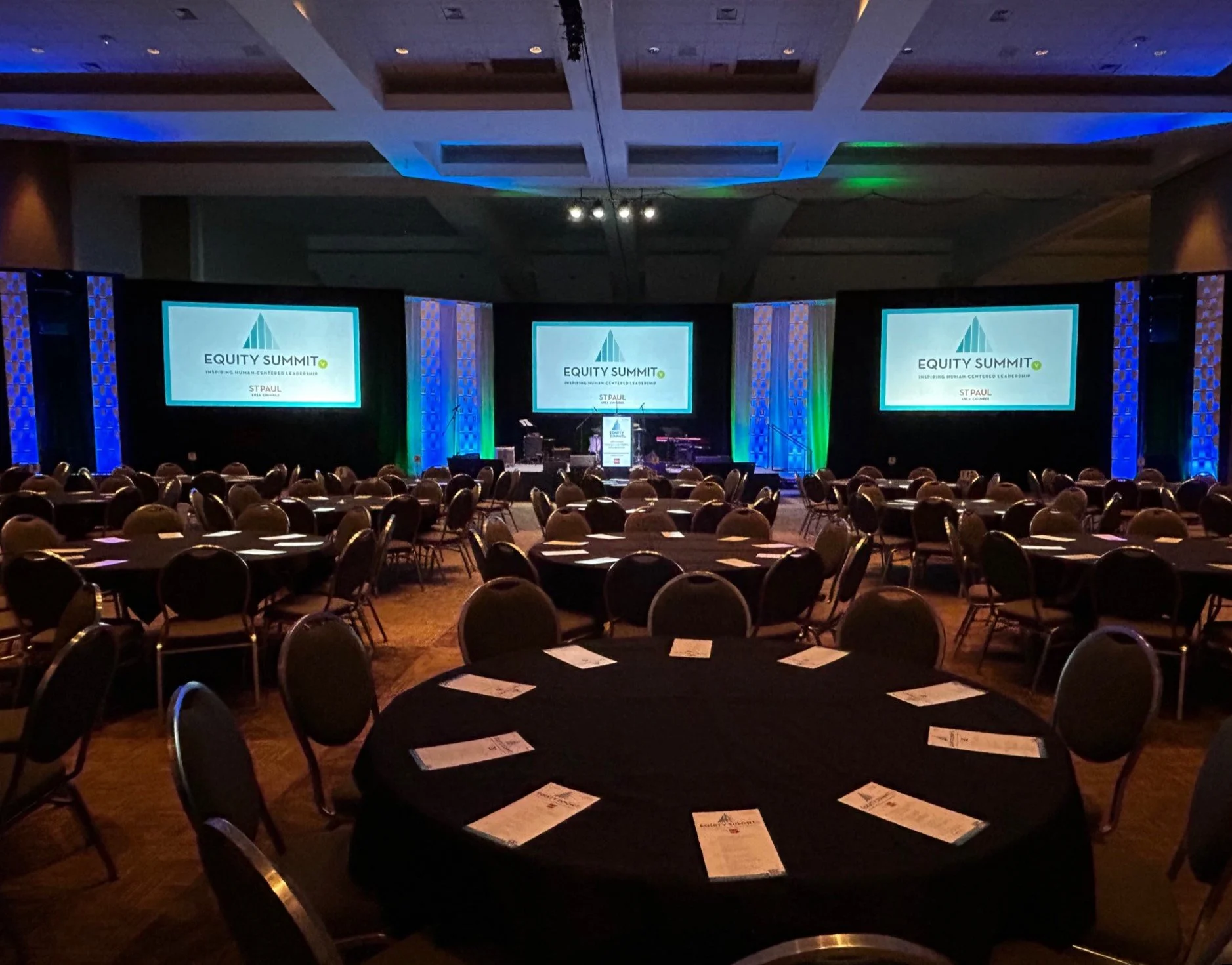 Audio Visual Services for Equity Summit at RiverCentre