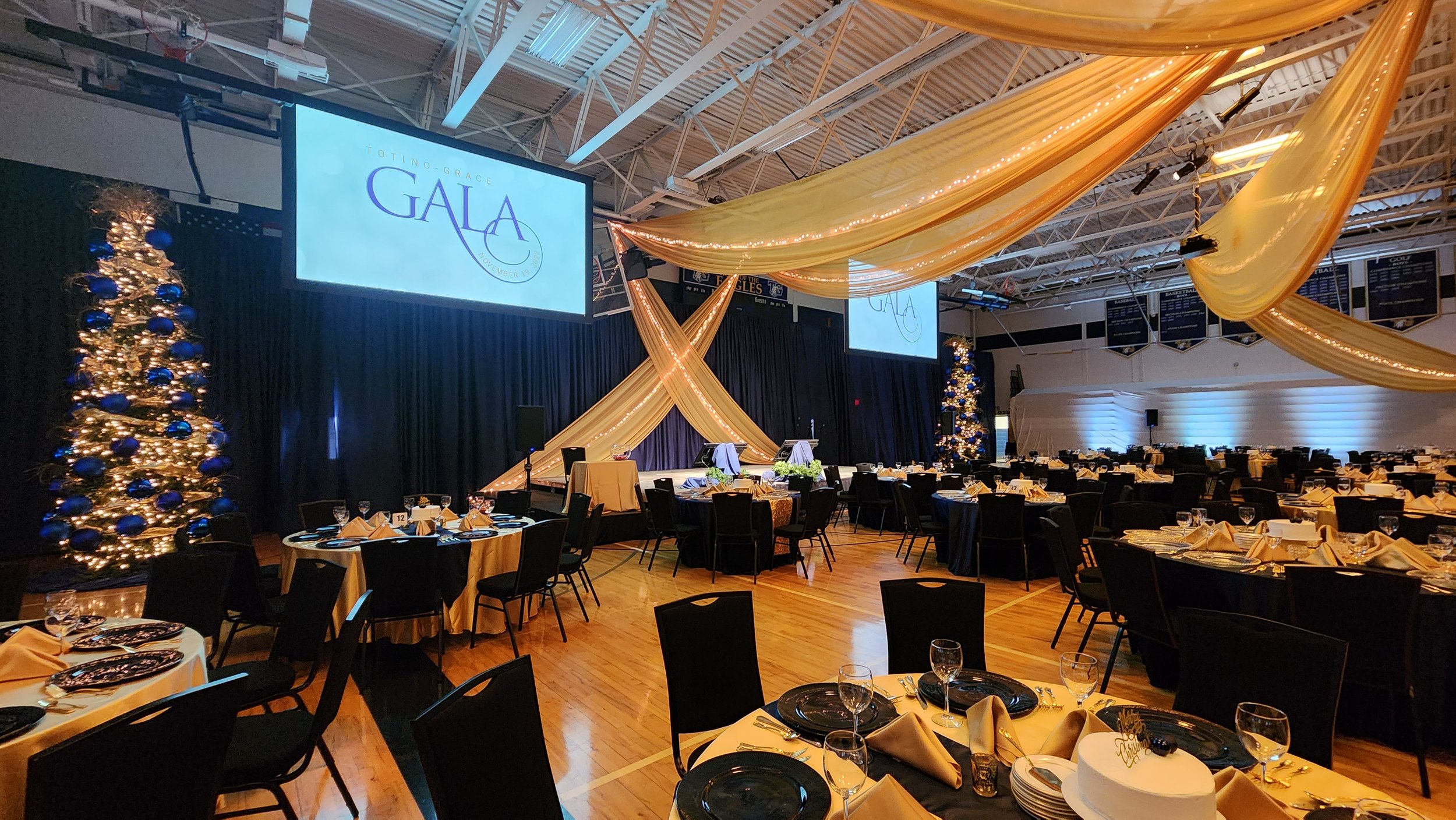Audio Visual Rental Equipment and Tech Services for Totino Grace Gala
