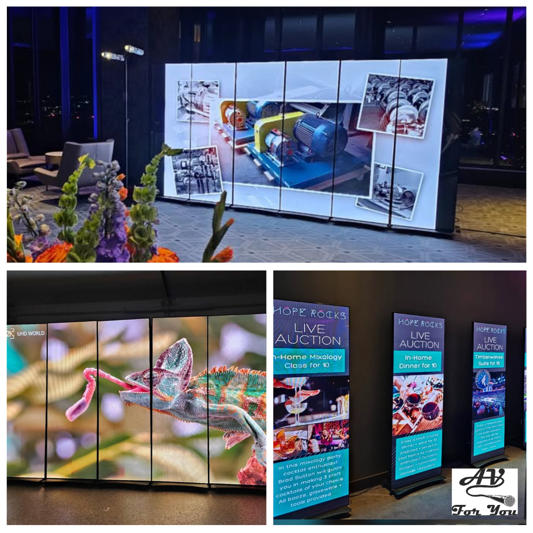 New Rental Equipment at AV For You:  Artfox LED Posters