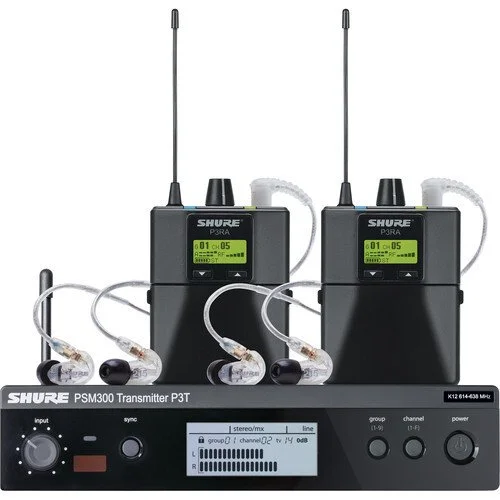 $70 Shure PSM 300 Twin-Pack Pro Wireless In-Ear Monitor Kit