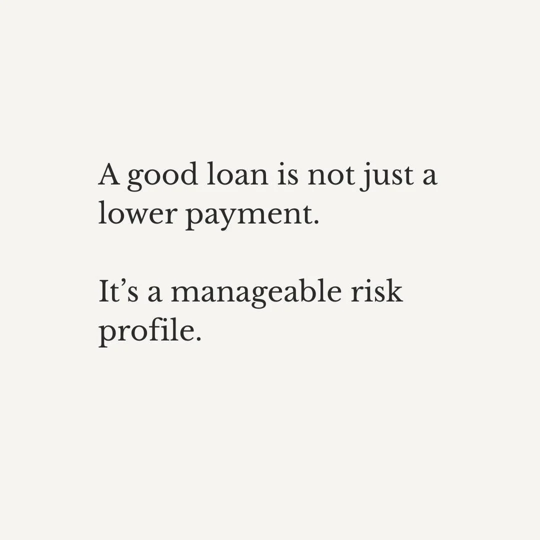 Payment gets attention.

Risk shapes outcomes.

Long-term decisions live or die on stability, not just monthly comfort.

#HomesAndLoans
#MortgagePlanning