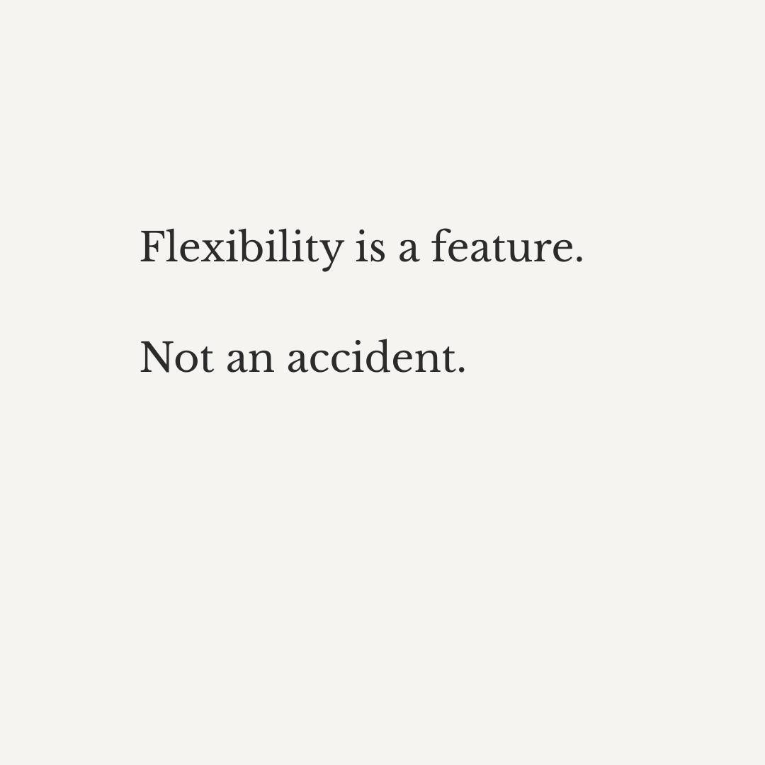 The best financial structures preserve choices.

Rigidity creates stress later.

#HomesAndLoans