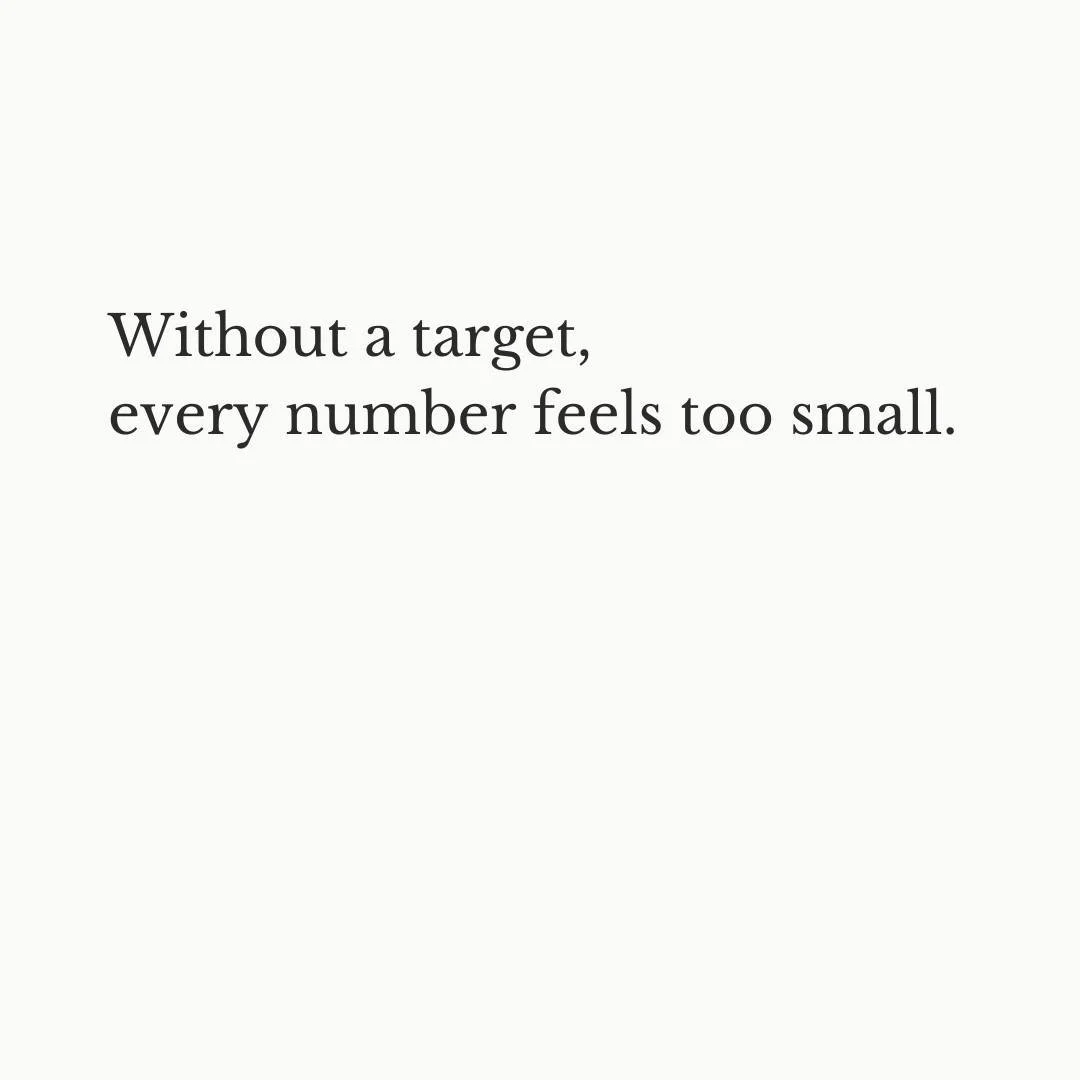 Without a target, every number feels too small.

#FinancialStrength