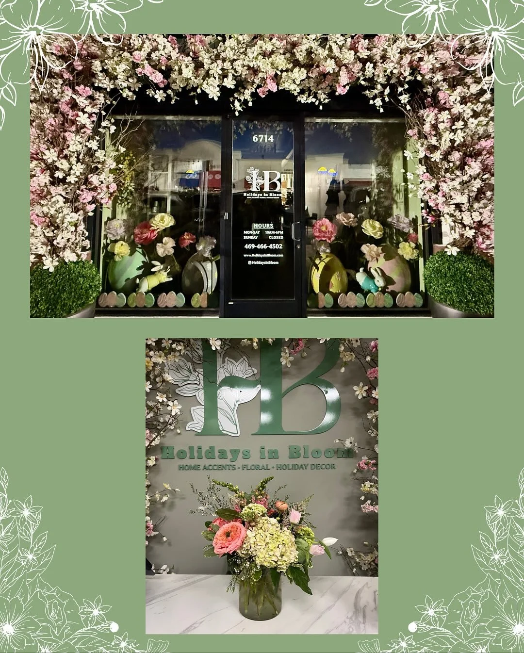 We are thrilled to welcome a new sponsor to the DPC family: Holidays In Bloom! Holidays in Bloom is a Dallas-based floral and seasonal d&eacute;cor boutique specializing in premium holiday decorations, custom floral designs, and curated gifts. From f