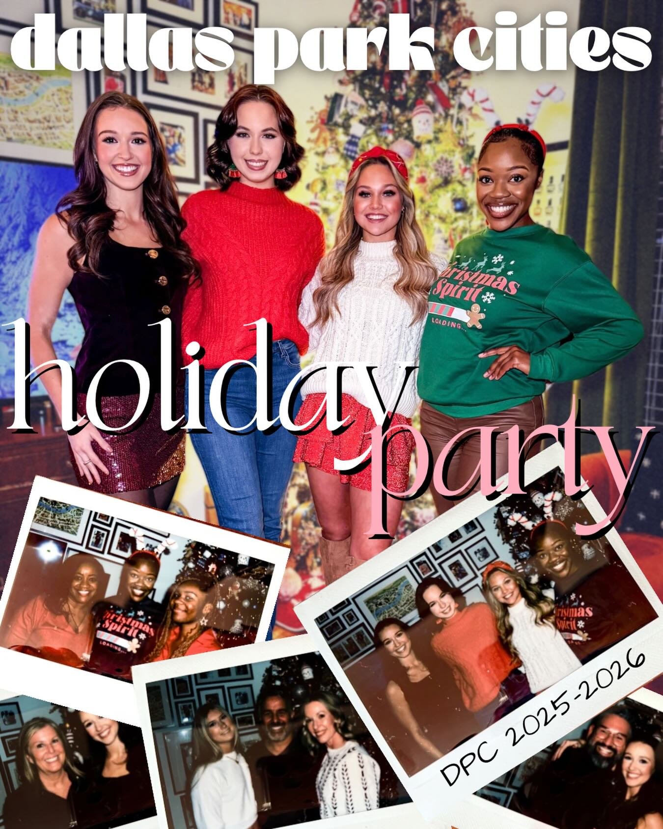 What a gift to be able to celebrate these incredible women. We put a bow on 2025 with music, dinner, sweet treats, and a lively white elephant ornament exchange! Happy Holidays indeed!!! #MissTexas