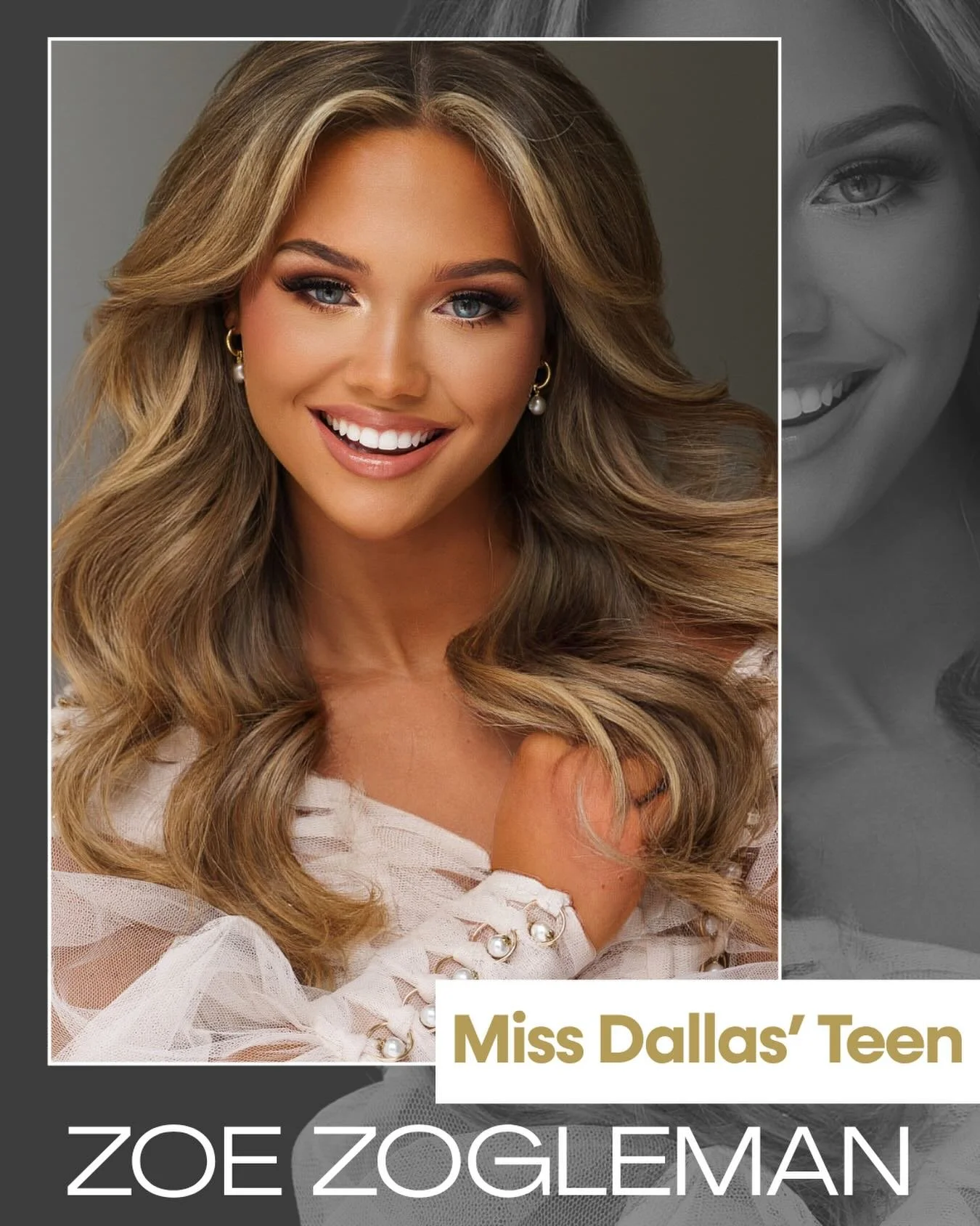 A true queen from A to Zoe. Hey, Miss Dallas&rsquo; Teen! #MissTexasTeen #MissAmericasTeen