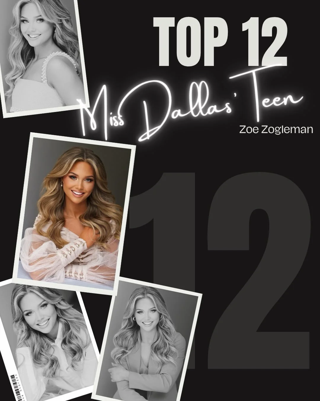 Congrats to @missdallasteen.tx on making Top 12 and taking on your emoji question. 🛍️