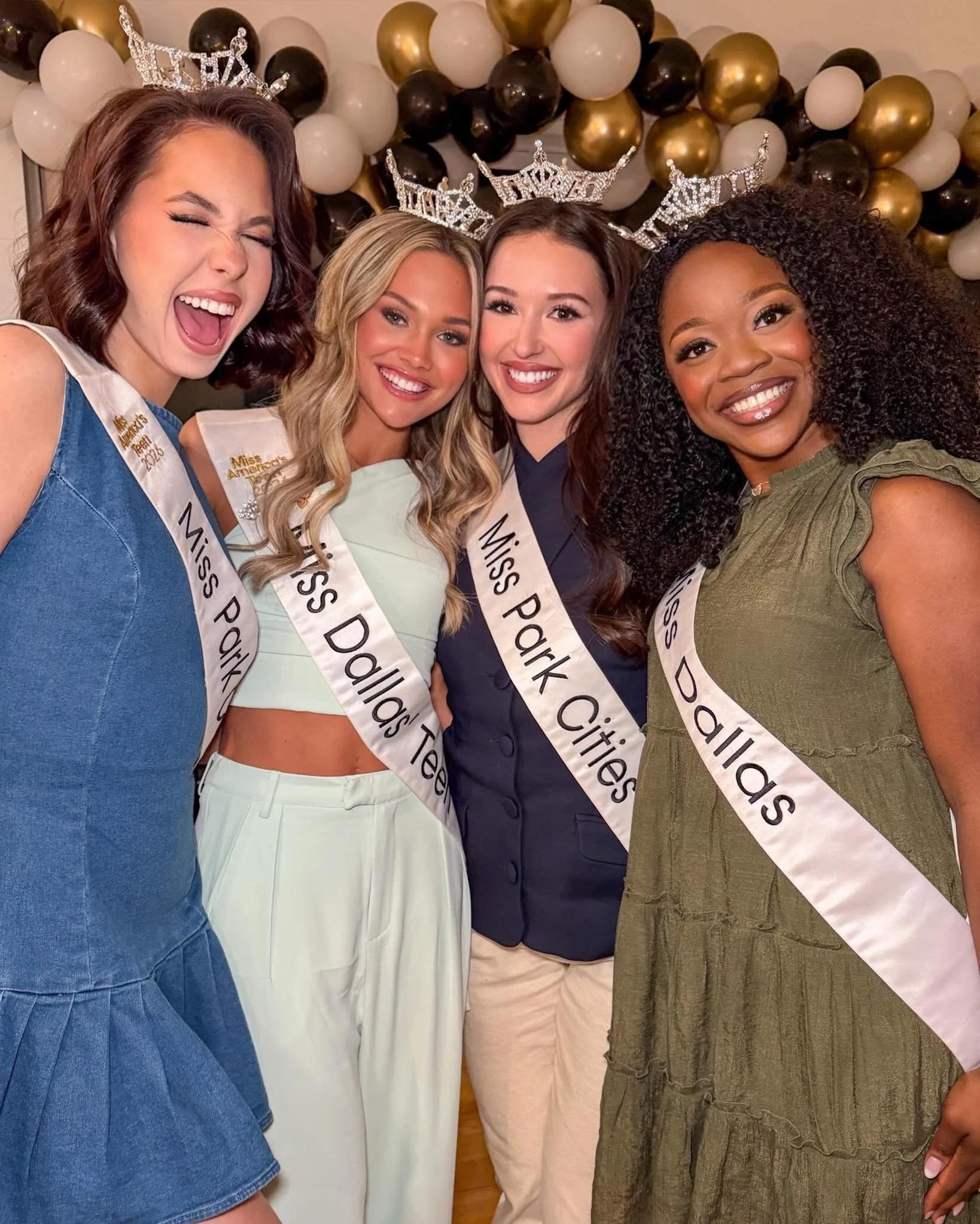 One last gathering before the real party begins! Last night was a lovely little celebration of our titleholders and their families and we are so thankful for each of them. #MissTexas2026
