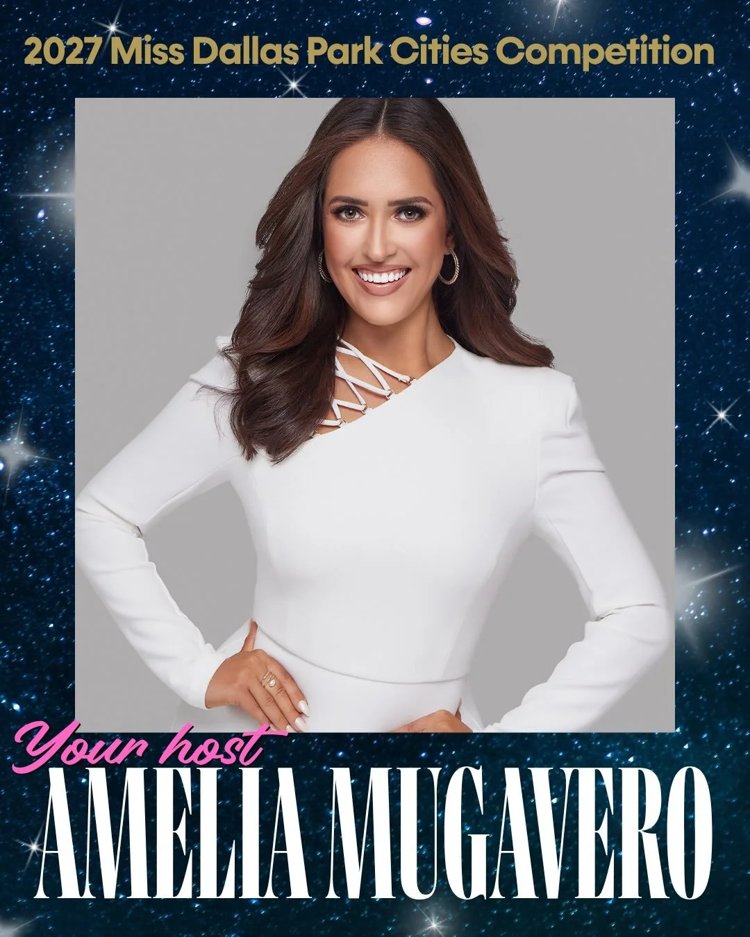 Lights, cameras, crowns! 👑✨ We&rsquo;re proud to announce Amelia Mugavero of CBS News Texas as the host of this Saturday&rsquo;s Miss Dallas Park Cities competition! It&rsquo;s time to get together for one unforgettable night. #MissTexas2027