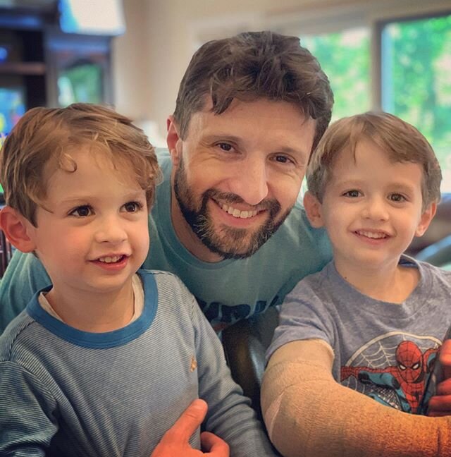 Always grateful, especially today, that our boys have a dad like you. Happy Father&rsquo;s Day @cortejo15. We love you so, so much!