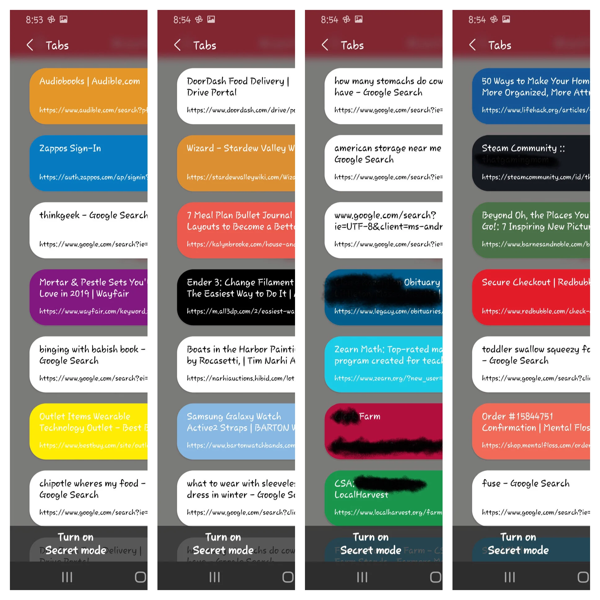 Does Everyone Keep a Tab Record?
