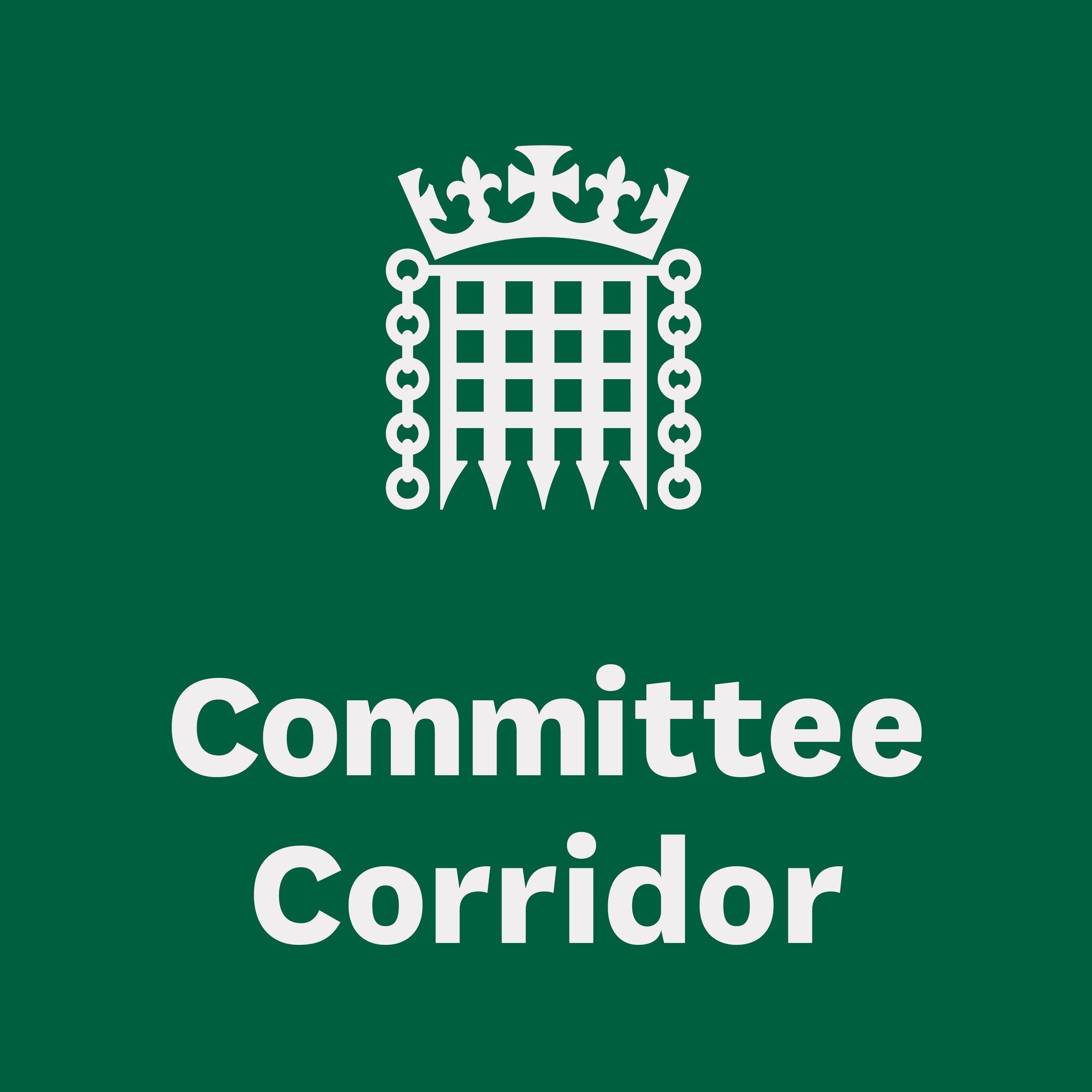 Committee Corridor by House of Commons