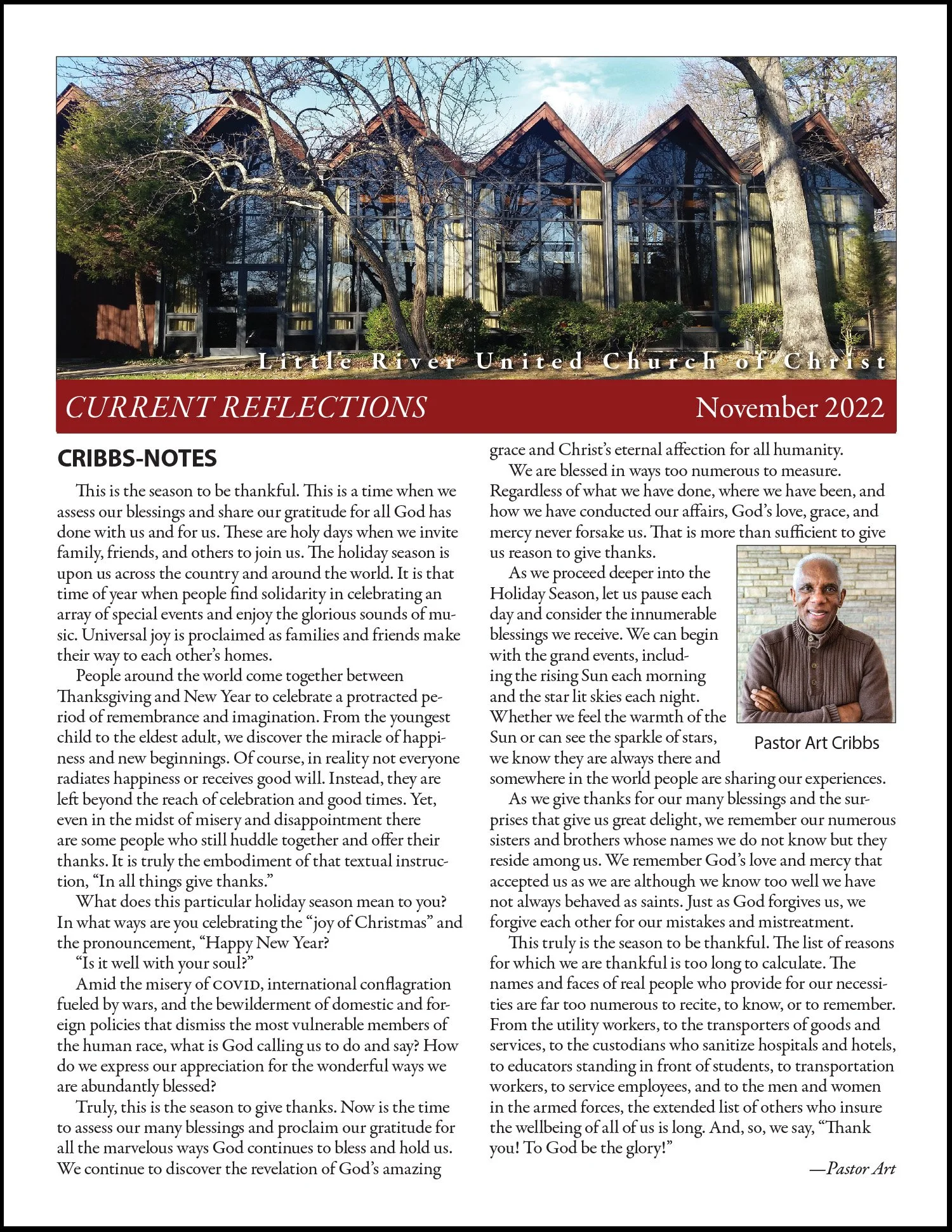 November 2022 Newsletter