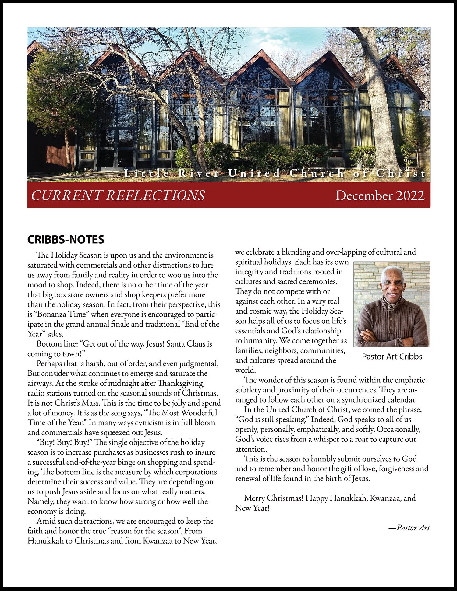 December 2022 Newsletter