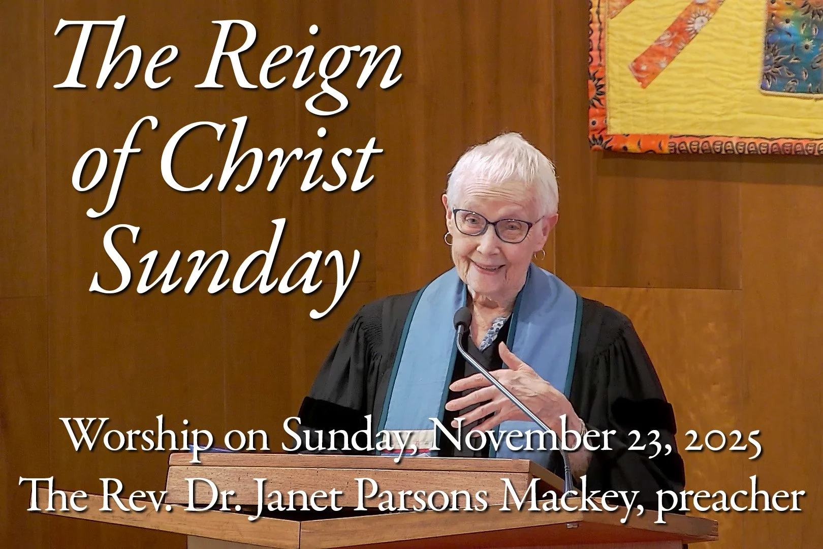 The Reign of Christ Sunday