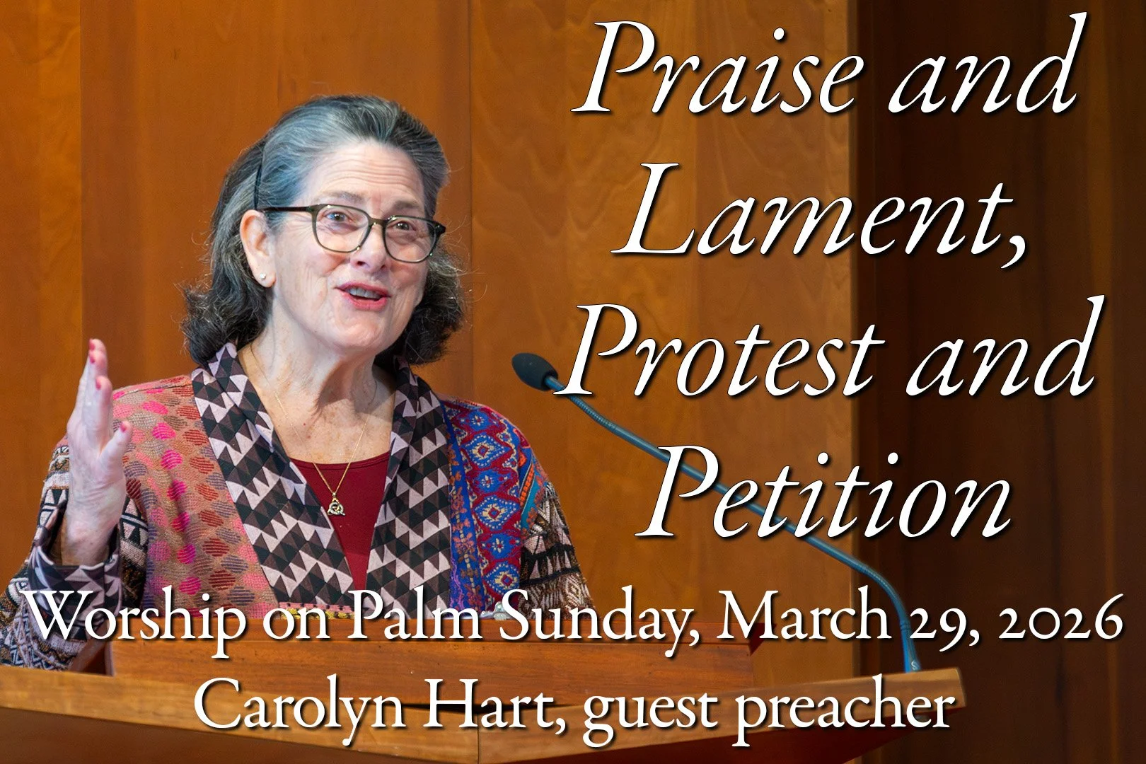 Praise and Lament, Protest and Petition