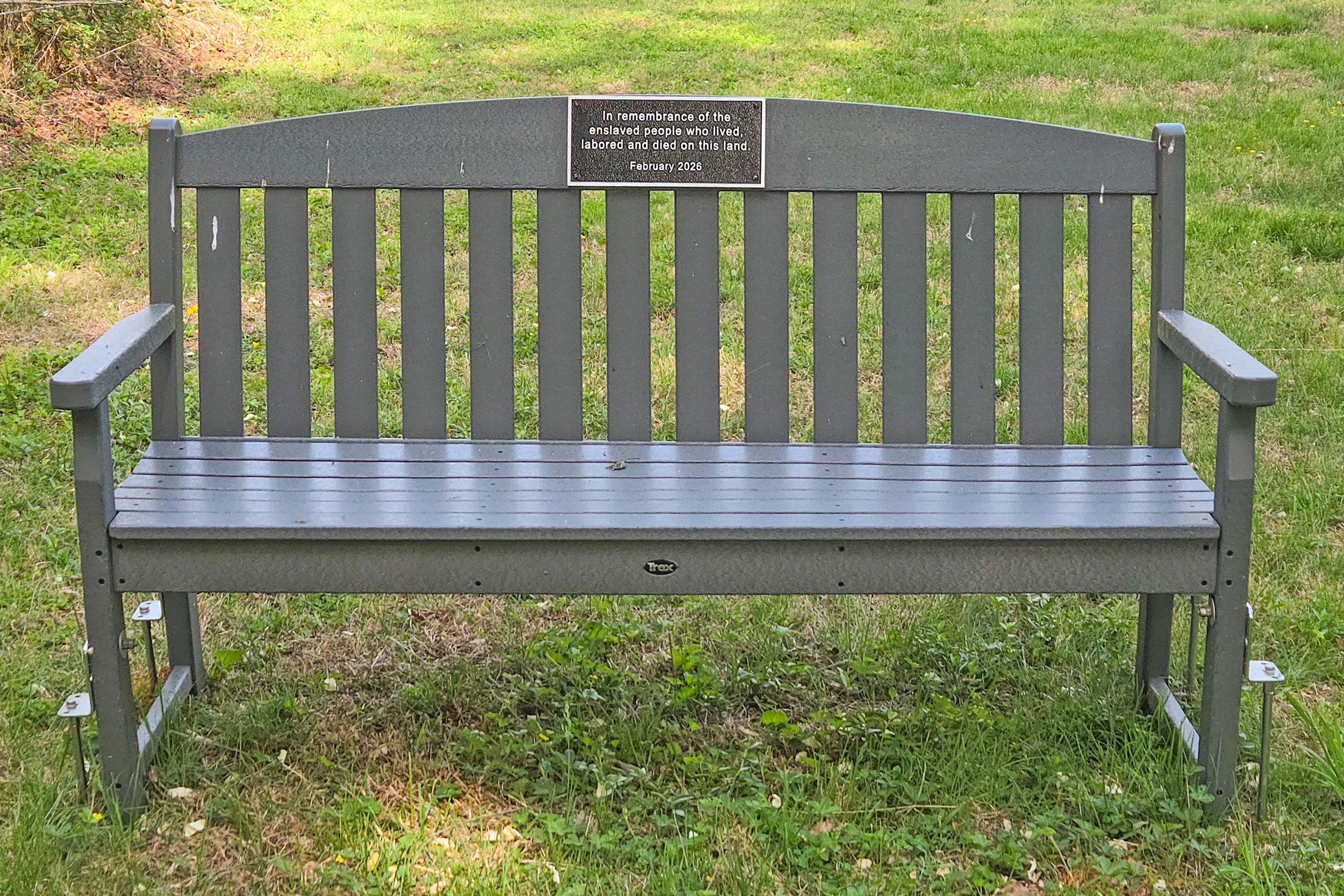 New Memorial Bench