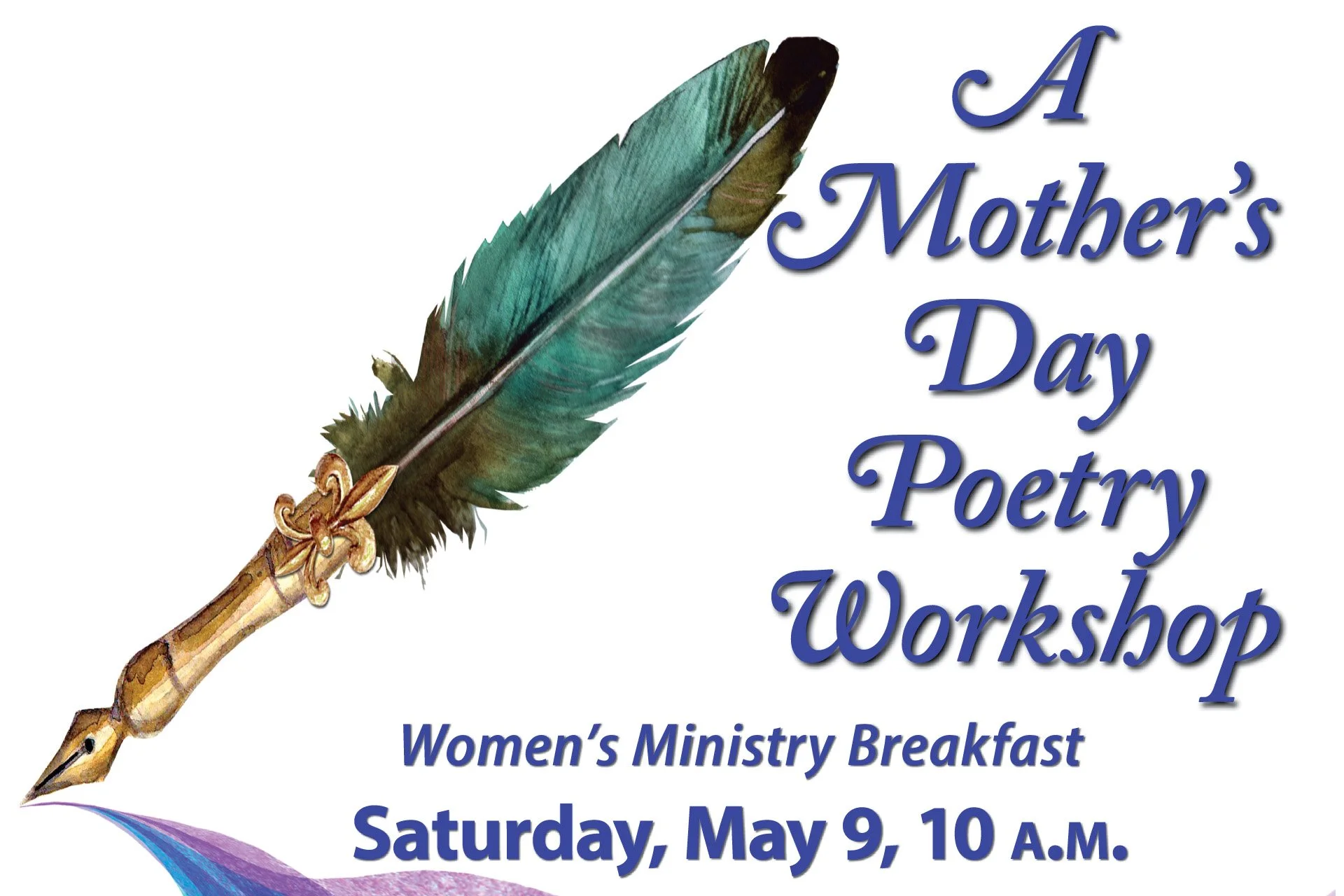 A Mother’s Day Poetry Workshop