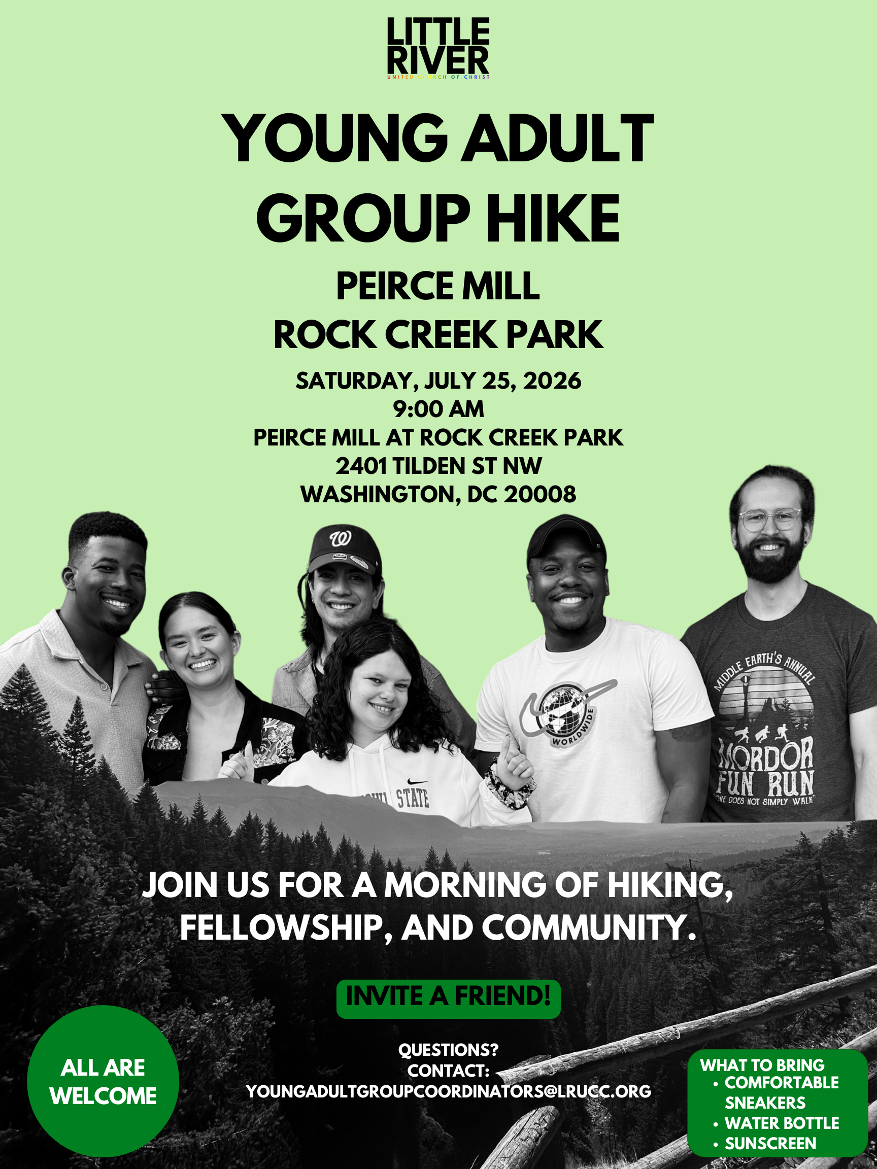 Join Our Young Adult Group for a Summer Hike at Rock Creek Park