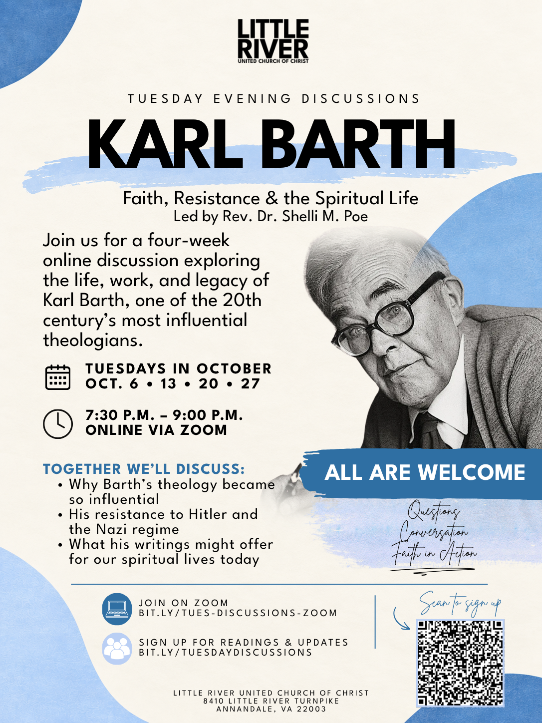Tuesday Evening Discussions: Karl Barth