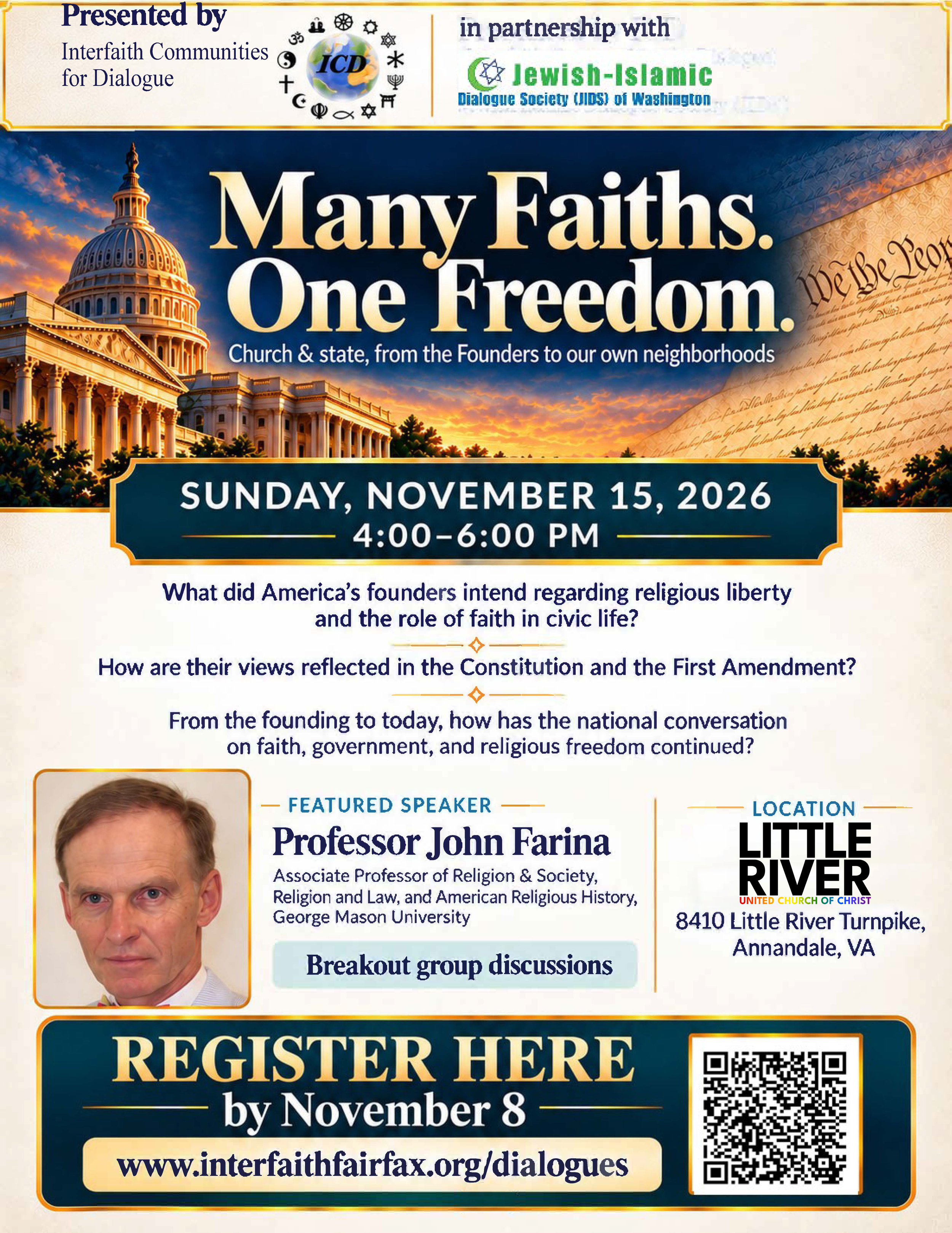 Many Faiths. One Freedom.