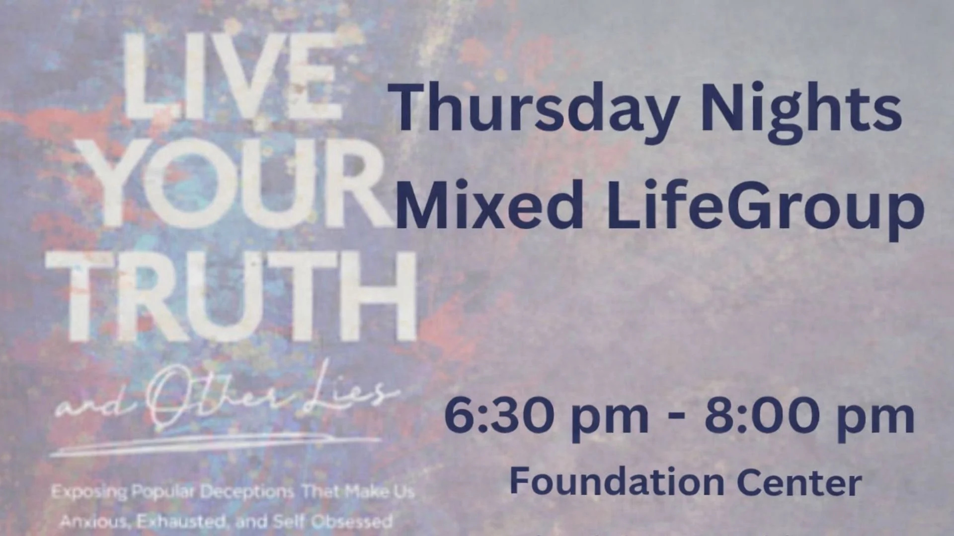 Faithfully Different - Mixed LifeGroup